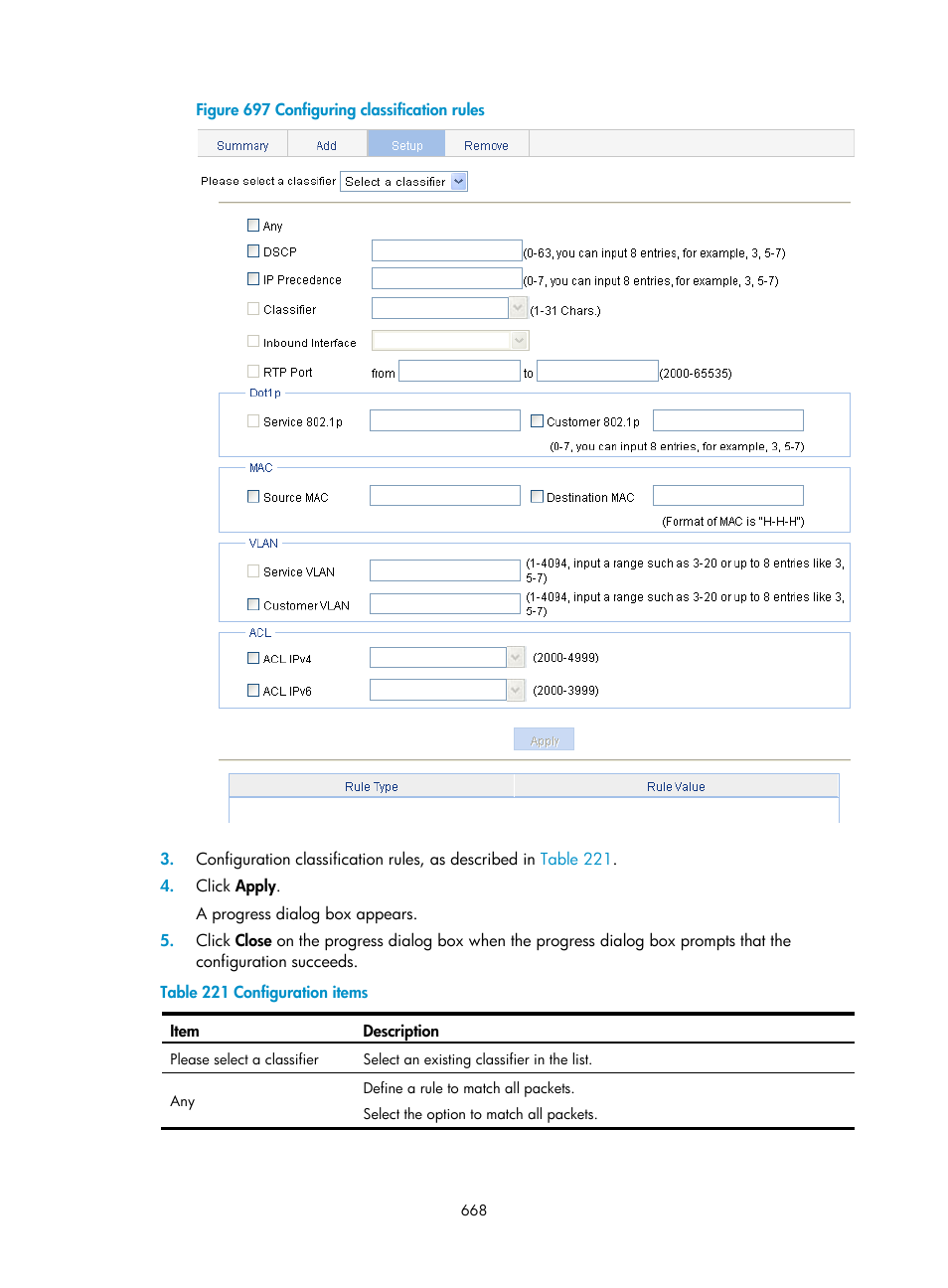 H3C Technologies H3C WX3000E Series Wireless Switches User Manual | Page 689 / 965