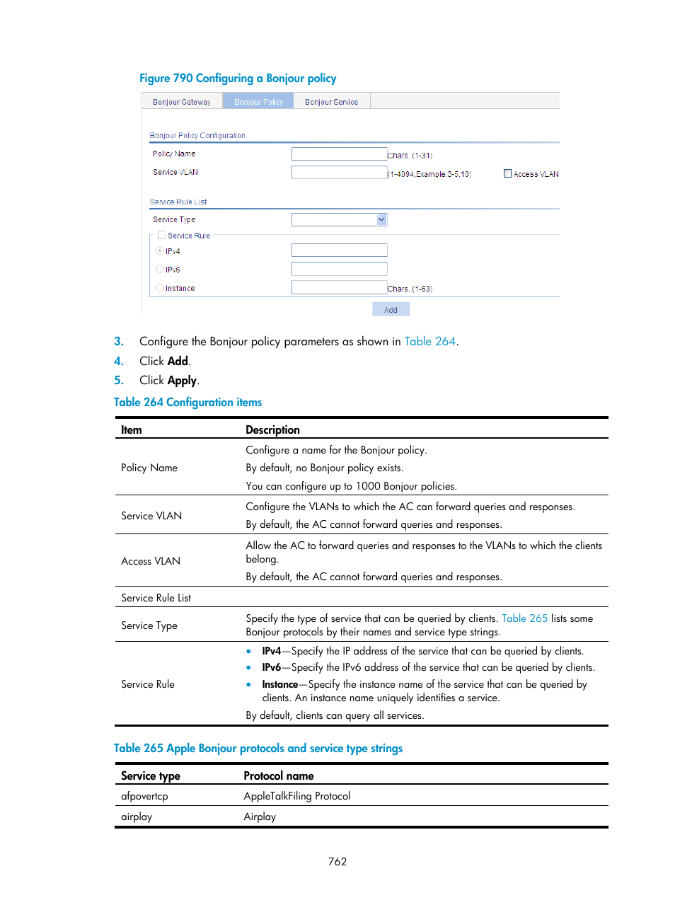 H3C Technologies H3C WX3000E Series Wireless Switches User Manual | Page 783 / 965