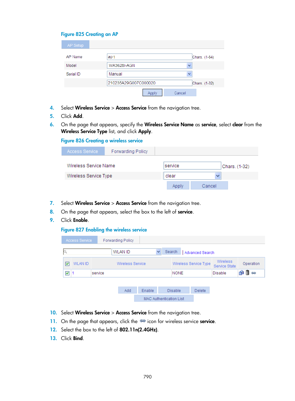 H3C Technologies H3C WX3000E Series Wireless Switches User Manual | Page 811 / 965