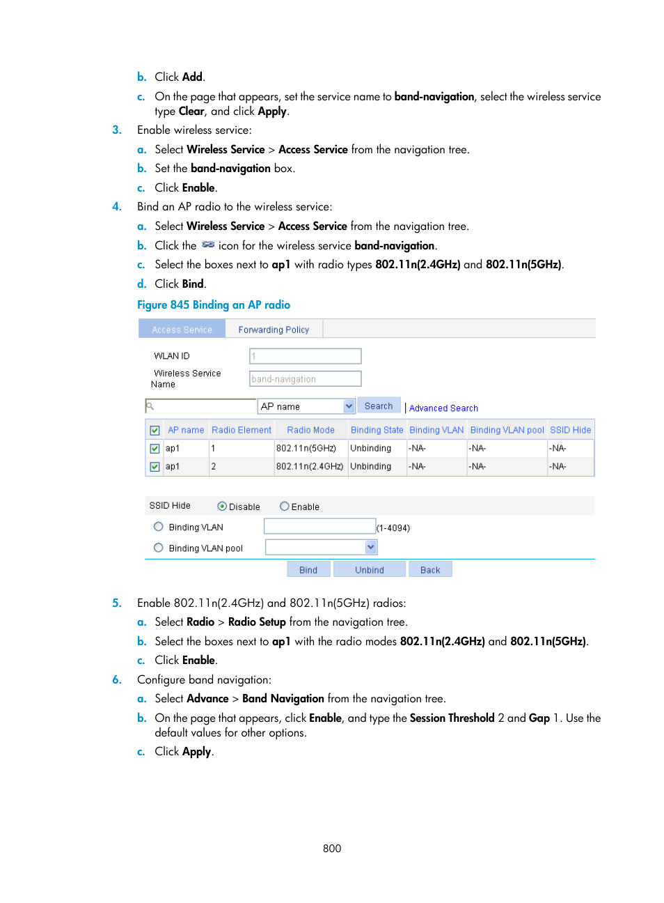 H3C Technologies H3C WX3000E Series Wireless Switches User Manual | Page 821 / 965