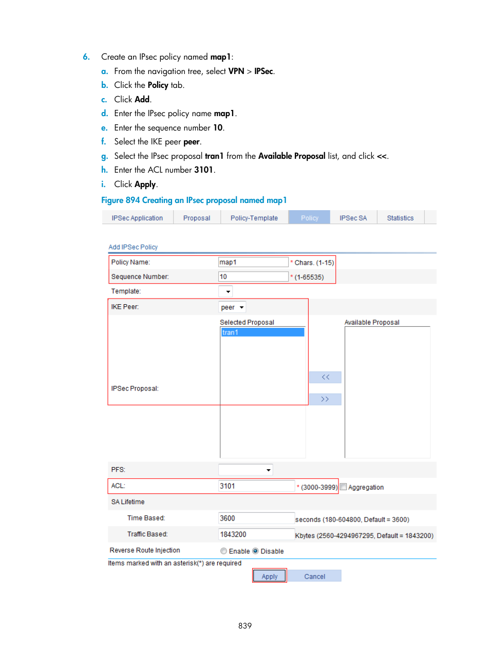 H3C Technologies H3C WX3000E Series Wireless Switches User Manual | Page 860 / 965