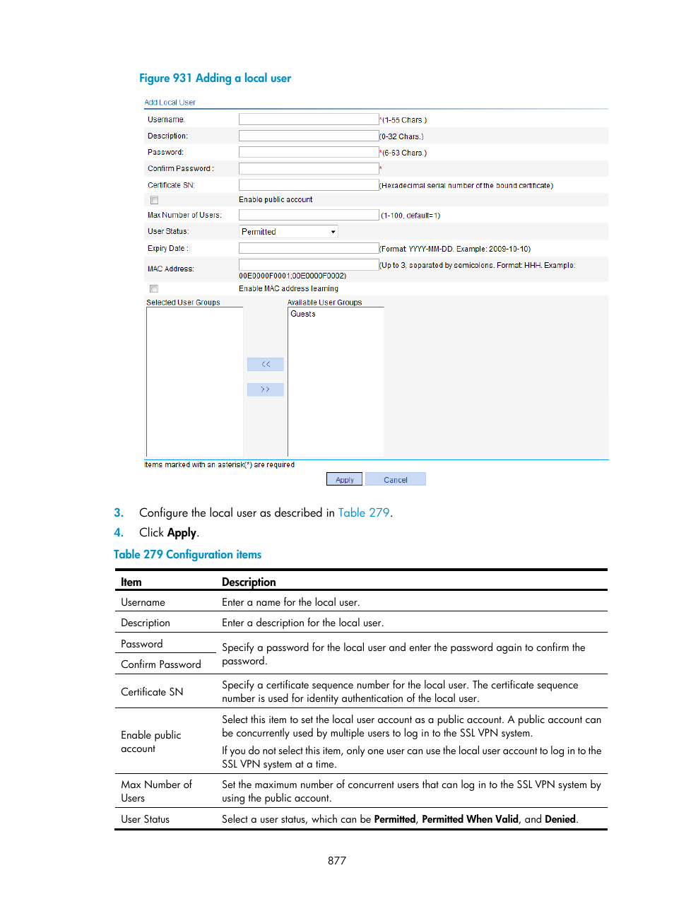 H3C Technologies H3C WX3000E Series Wireless Switches User Manual | Page 898 / 965