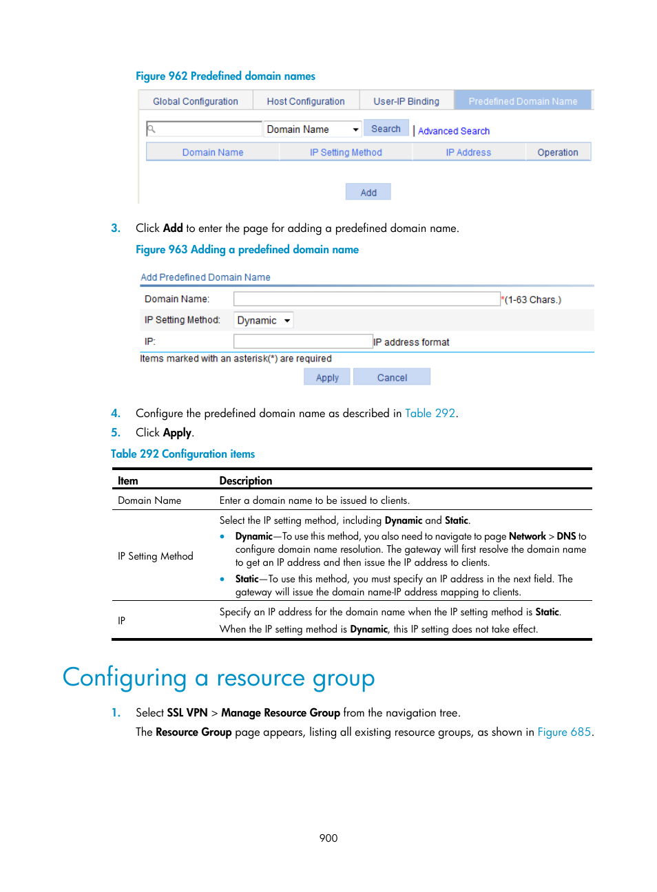 Configuring a resource group, Figure 683 | H3C Technologies H3C WX3000E Series Wireless Switches User Manual | Page 921 / 965