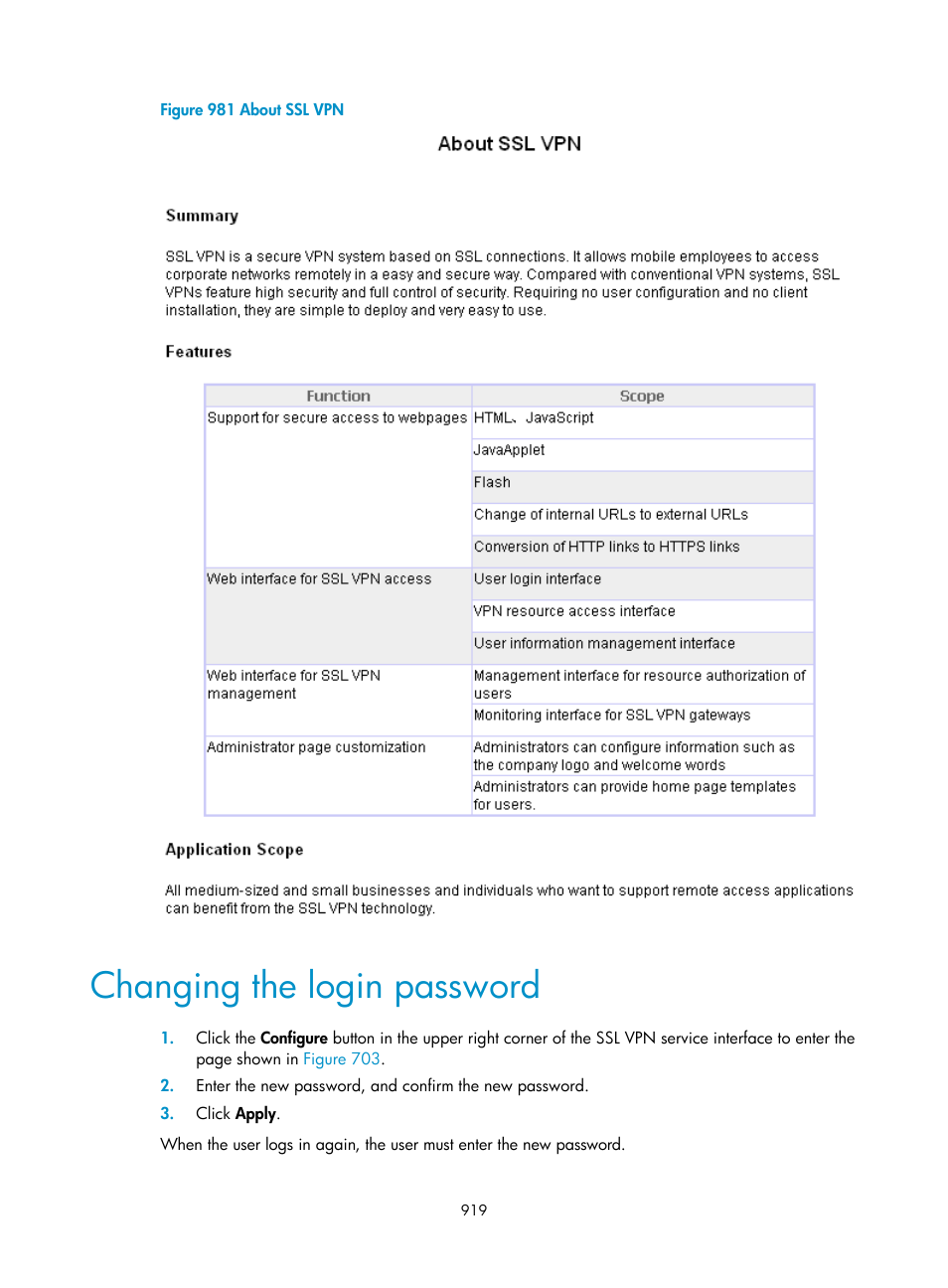 Changing the login password | H3C Technologies H3C WX3000E Series Wireless Switches User Manual | Page 940 / 965