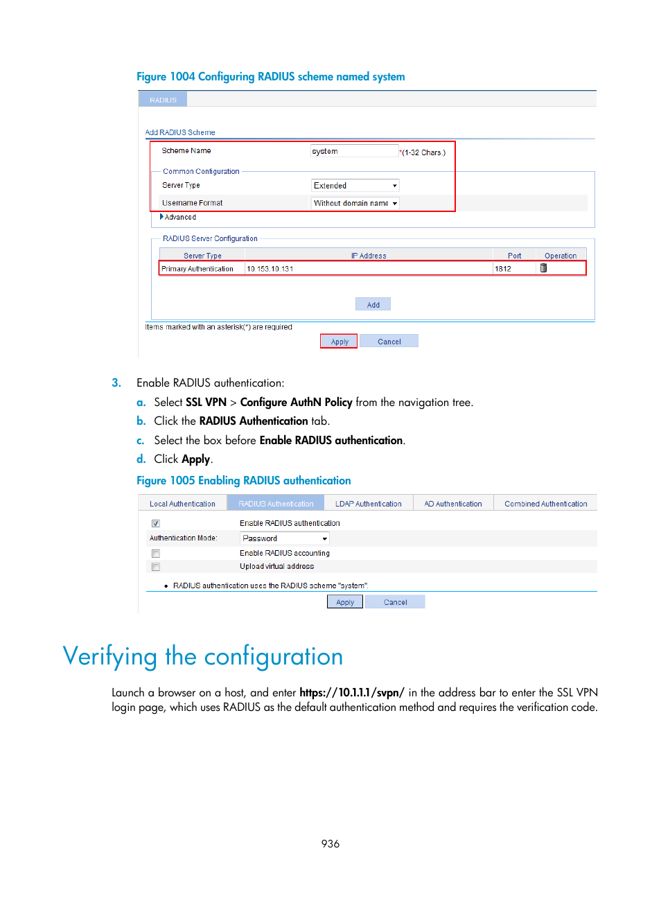 Verifying the configuration | H3C Technologies H3C WX3000E Series Wireless Switches User Manual | Page 957 / 965