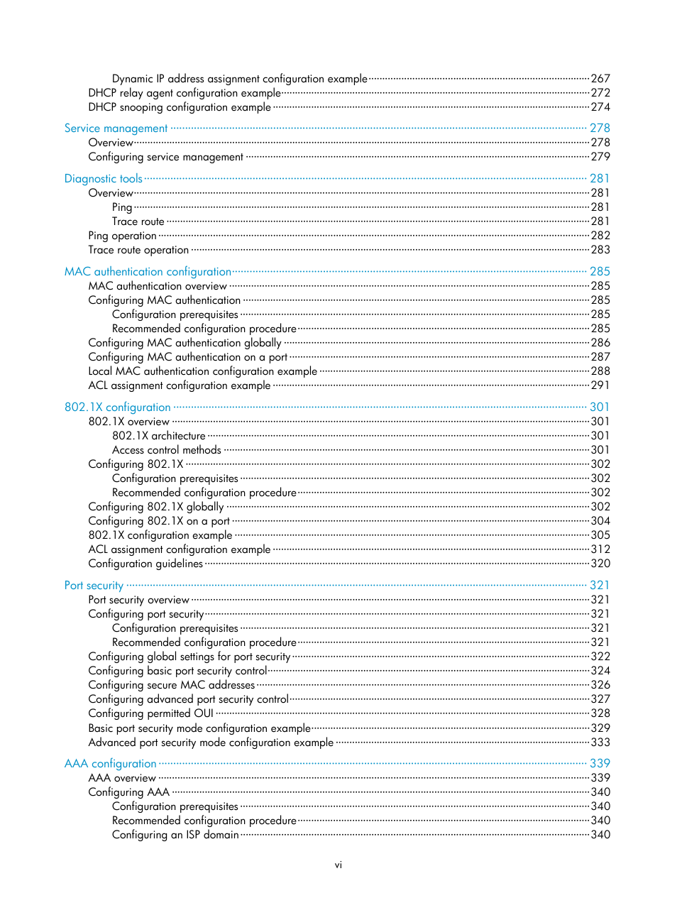 H3C Technologies H3C WX3000E Series Wireless Switches User Manual | Page 11 / 459
