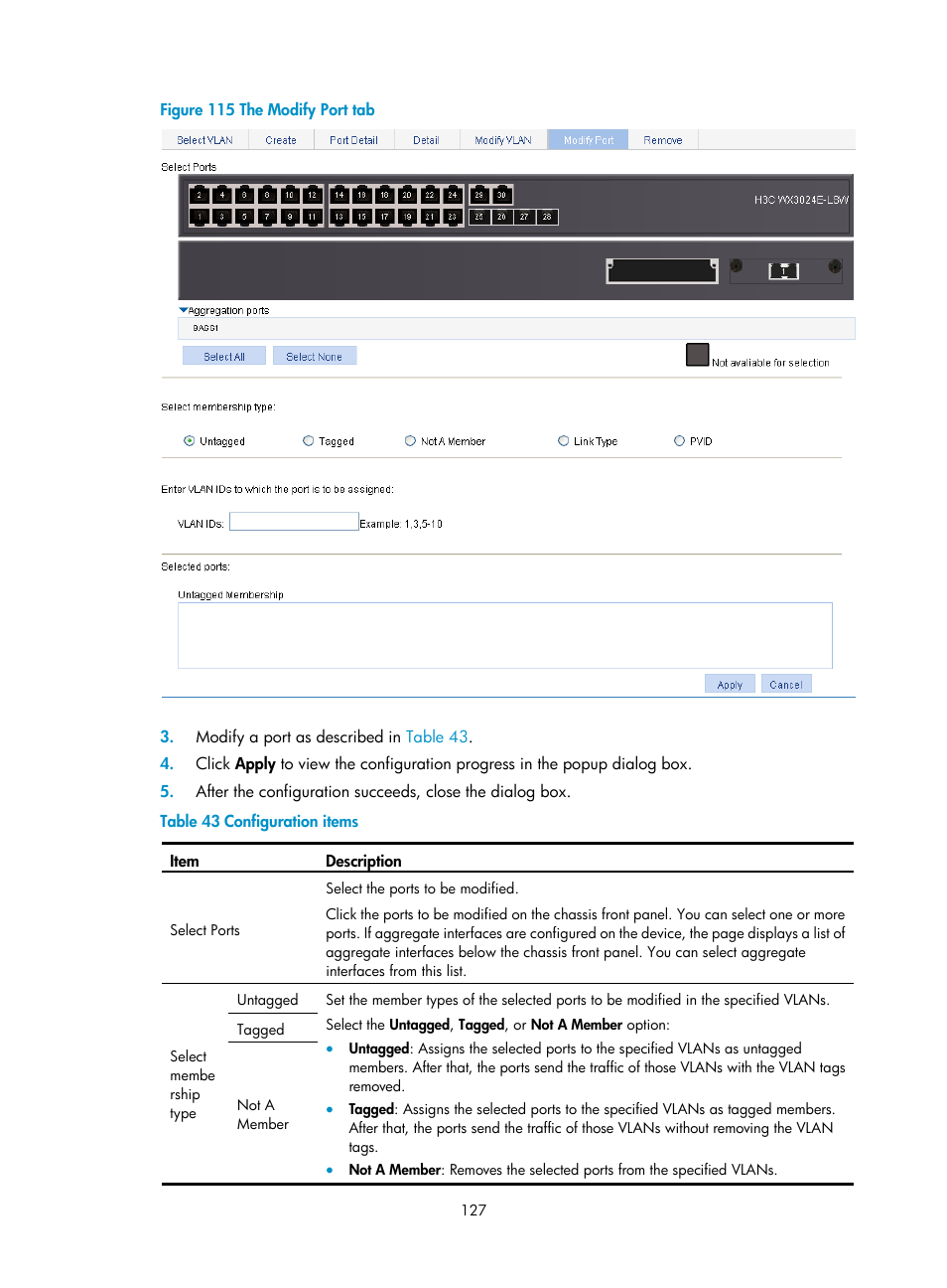 H3C Technologies H3C WX3000E Series Wireless Switches User Manual | Page 140 / 459