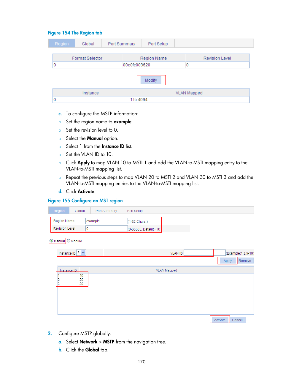 As shown in, Figure 154 | H3C Technologies H3C WX3000E Series Wireless Switches User Manual | Page 183 / 459