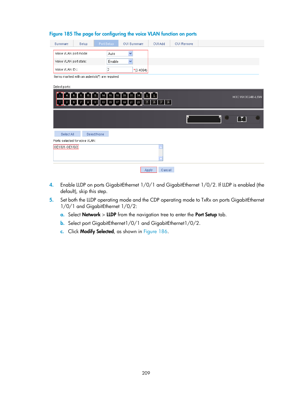 H3C Technologies H3C WX3000E Series Wireless Switches User Manual | Page 222 / 459