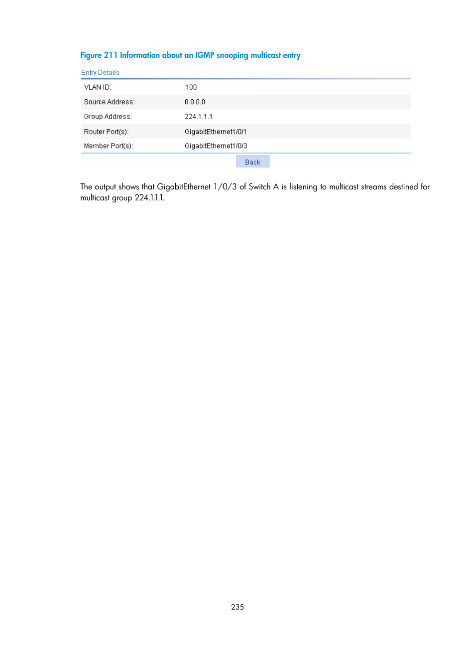 T this entry, as shown in, Figure 211 | H3C Technologies H3C WX3000E Series Wireless Switches User Manual | Page 248 / 459