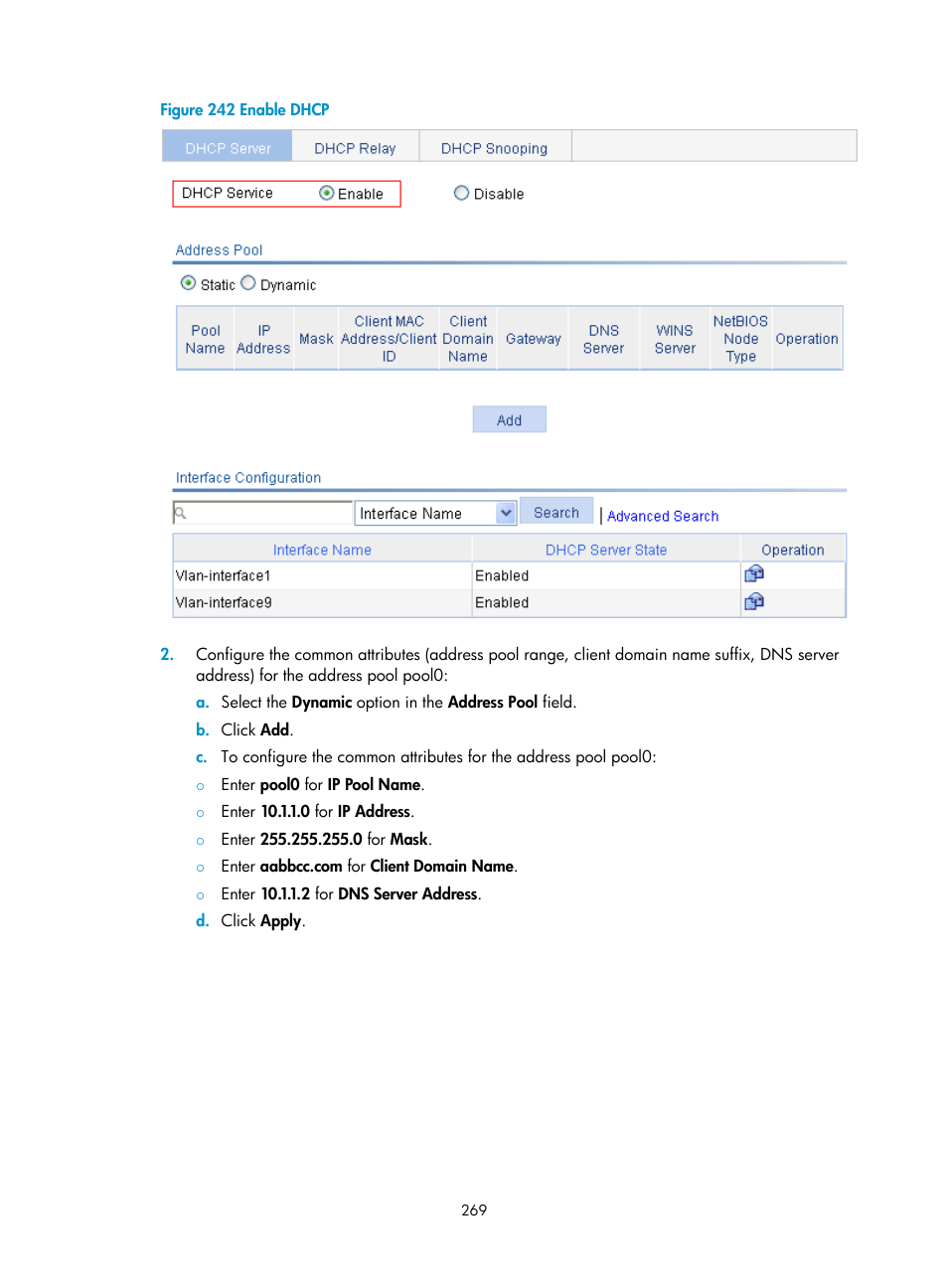 H3C Technologies H3C WX3000E Series Wireless Switches User Manual | Page 282 / 459