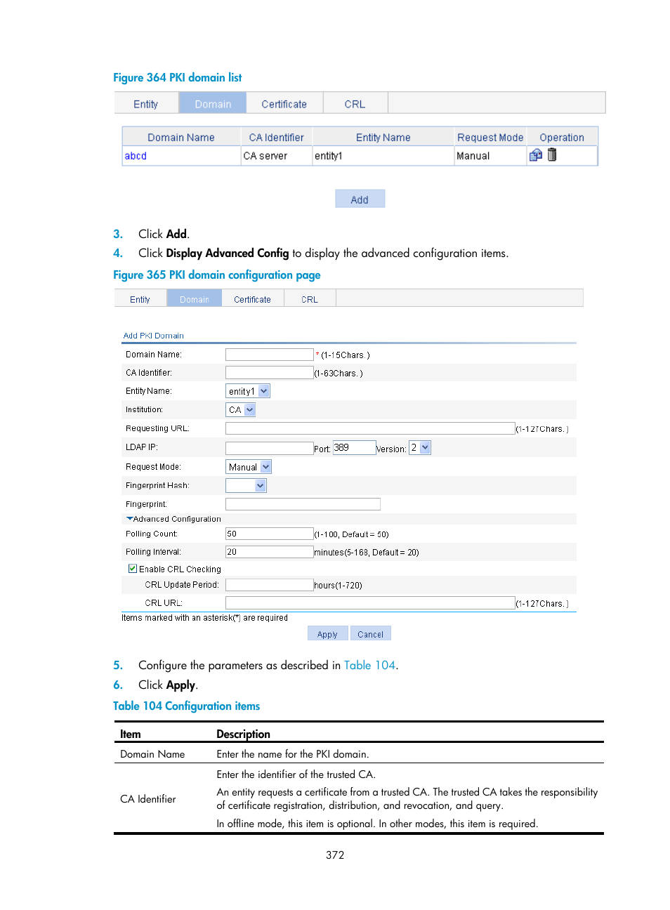 H3C Technologies H3C WX3000E Series Wireless Switches User Manual | Page 385 / 459