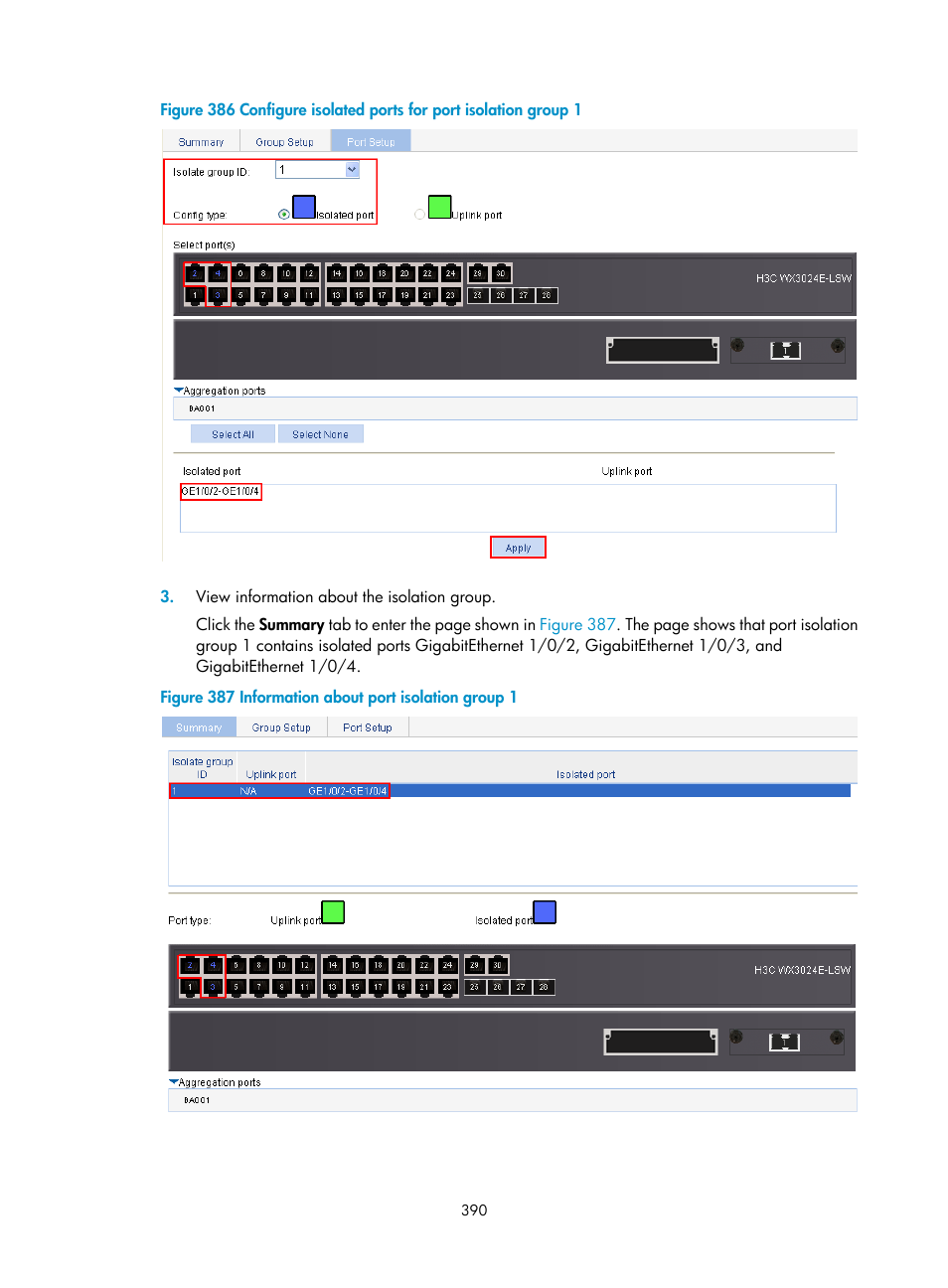 H3C Technologies H3C WX3000E Series Wireless Switches User Manual | Page 403 / 459