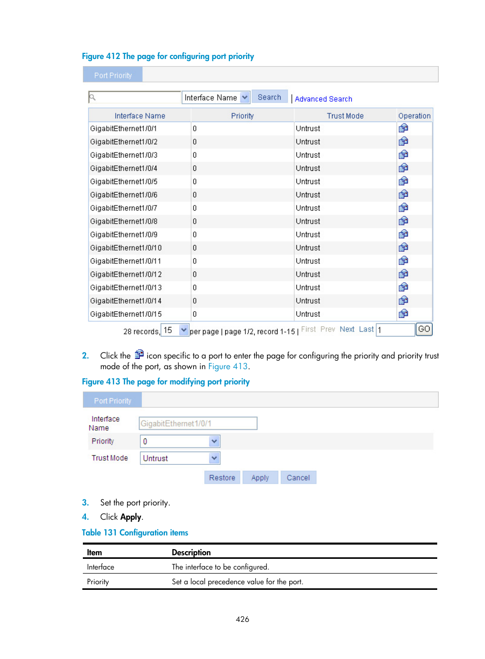H3C Technologies H3C WX3000E Series Wireless Switches User Manual | Page 439 / 459