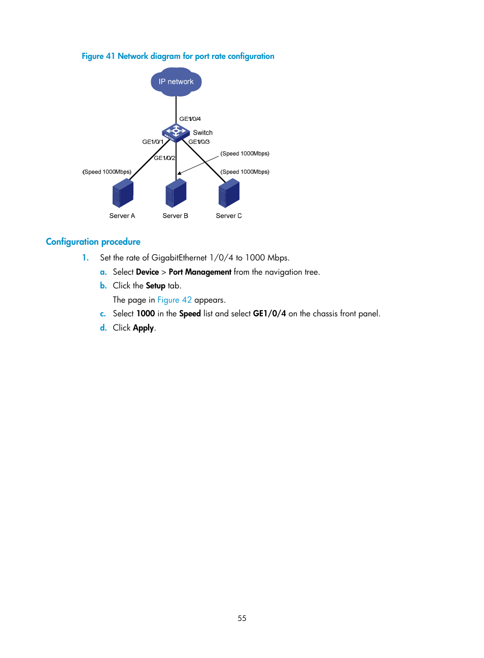 Configuration procedure | H3C Technologies H3C WX3000E Series Wireless Switches User Manual | Page 68 / 459