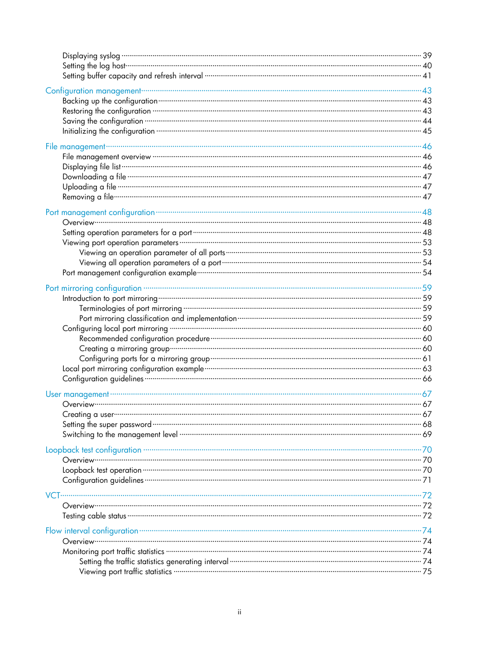 H3C Technologies H3C WX3000E Series Wireless Switches User Manual | Page 7 / 459