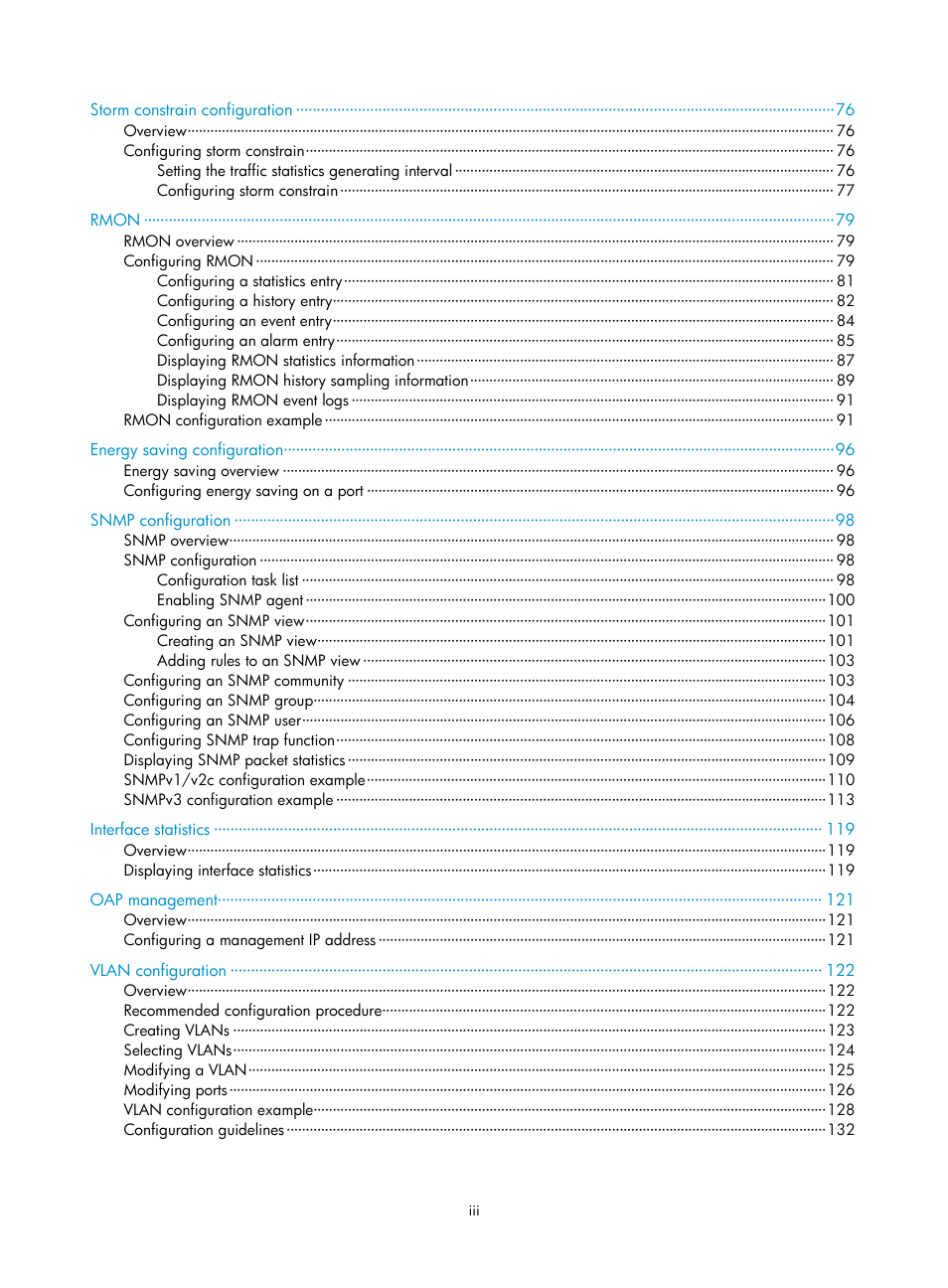 H3C Technologies H3C WX3000E Series Wireless Switches User Manual | Page 8 / 459