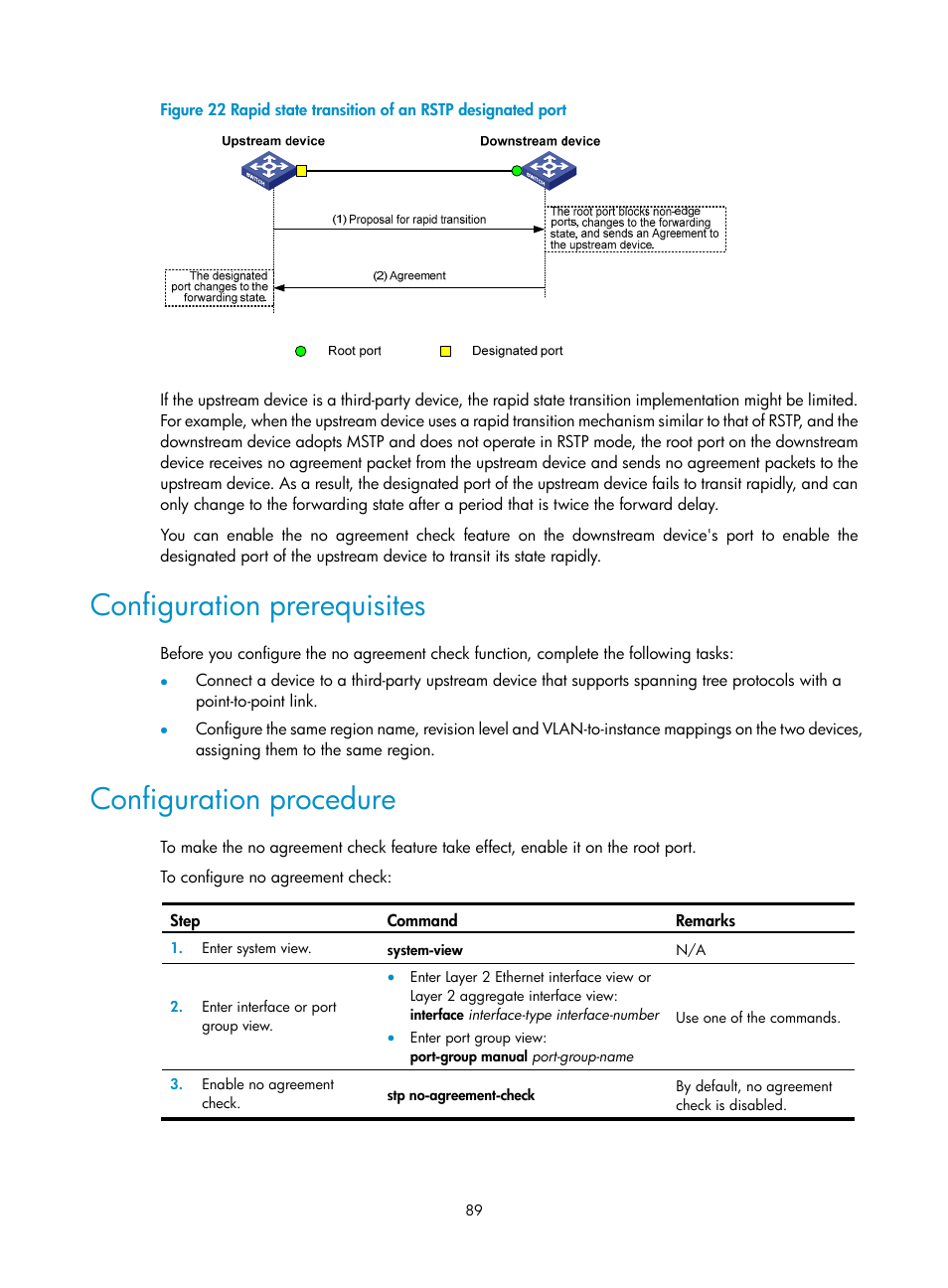 Configuration prerequisites, Configuration procedure | H3C Technologies H3C WX5500E Series Access Controllers User Manual | Page 100 / 221