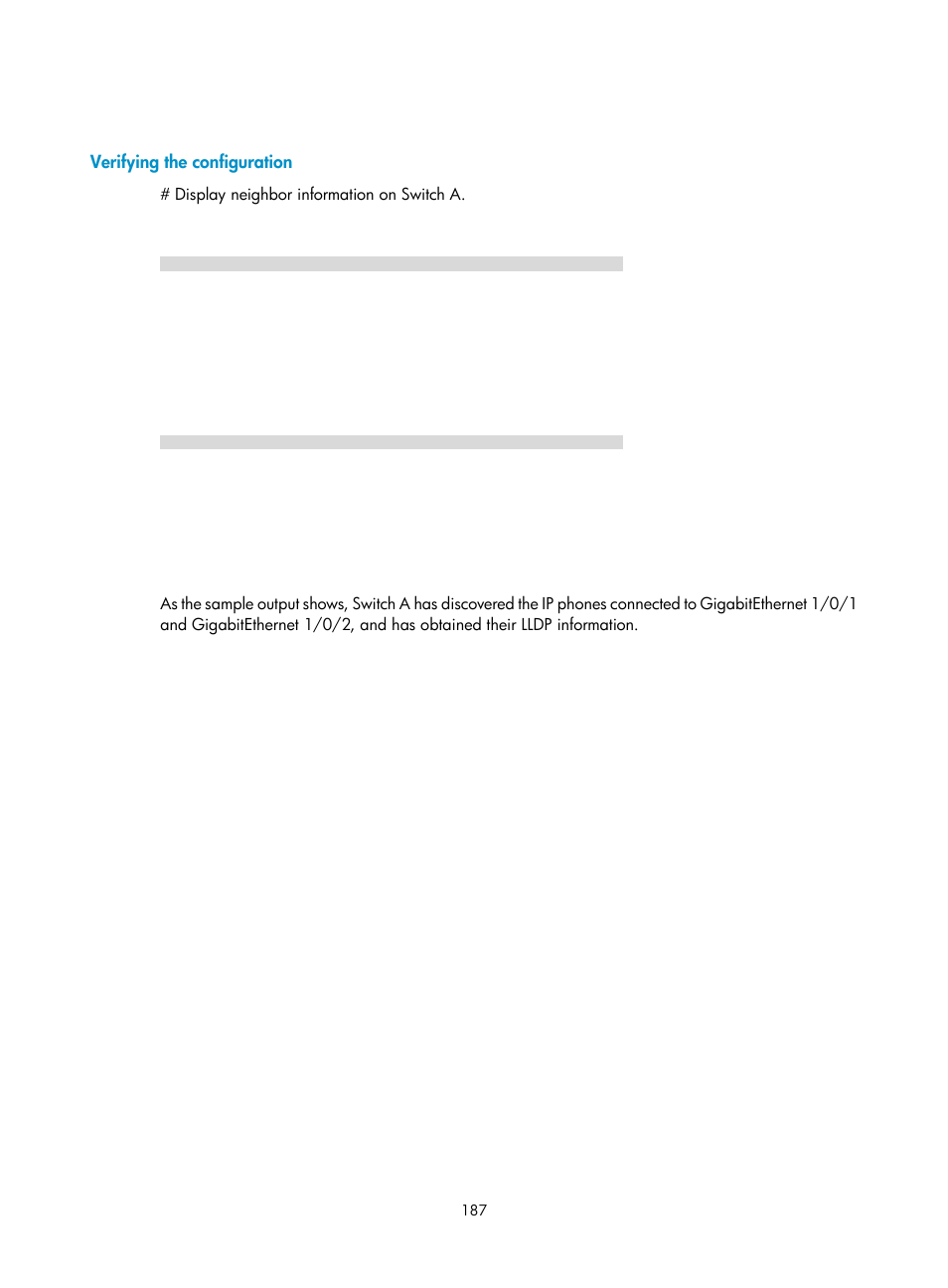 Verifying the configuration | H3C Technologies H3C WX5500E Series Access Controllers User Manual | Page 198 / 221