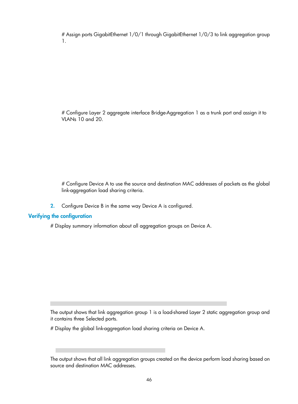 Verifying the configuration | H3C Technologies H3C WX5500E Series Access Controllers User Manual | Page 57 / 221