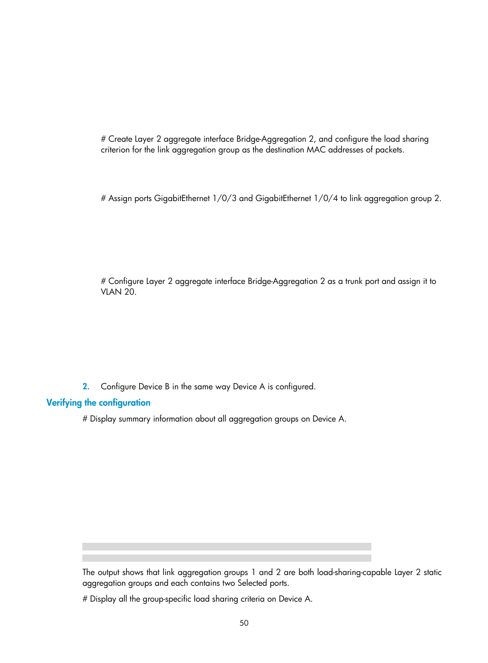 Verifying the configuration | H3C Technologies H3C WX5500E Series Access Controllers User Manual | Page 61 / 221