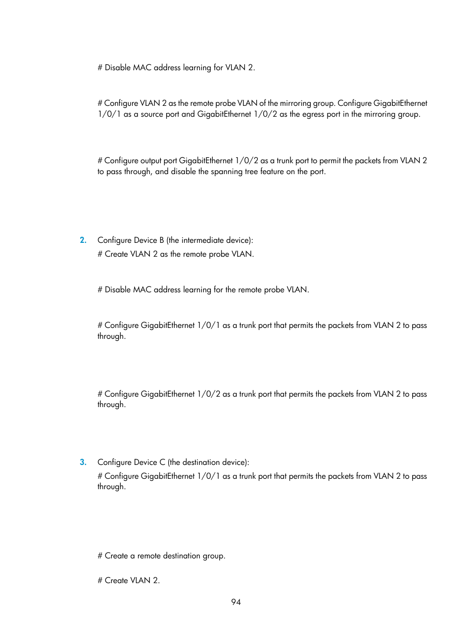 H3C Technologies H3C WX5500E Series Access Controllers User Manual | Page 102 / 104