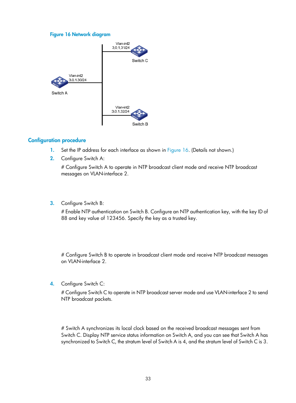 Configuration procedure | H3C Technologies H3C WX5500E Series Access Controllers User Manual | Page 41 / 104