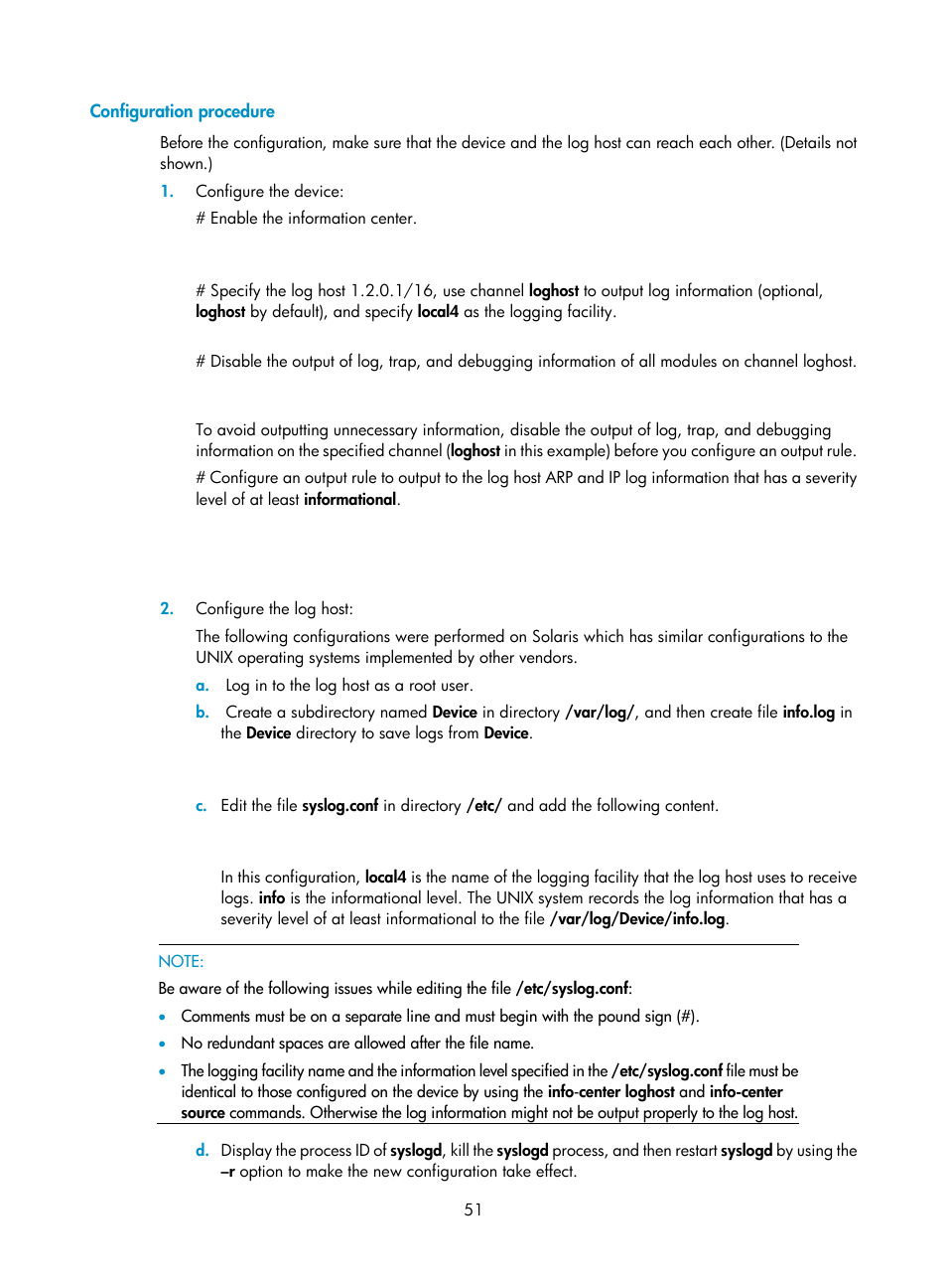 Configuration procedure | H3C Technologies H3C WX5500E Series Access Controllers User Manual | Page 59 / 104