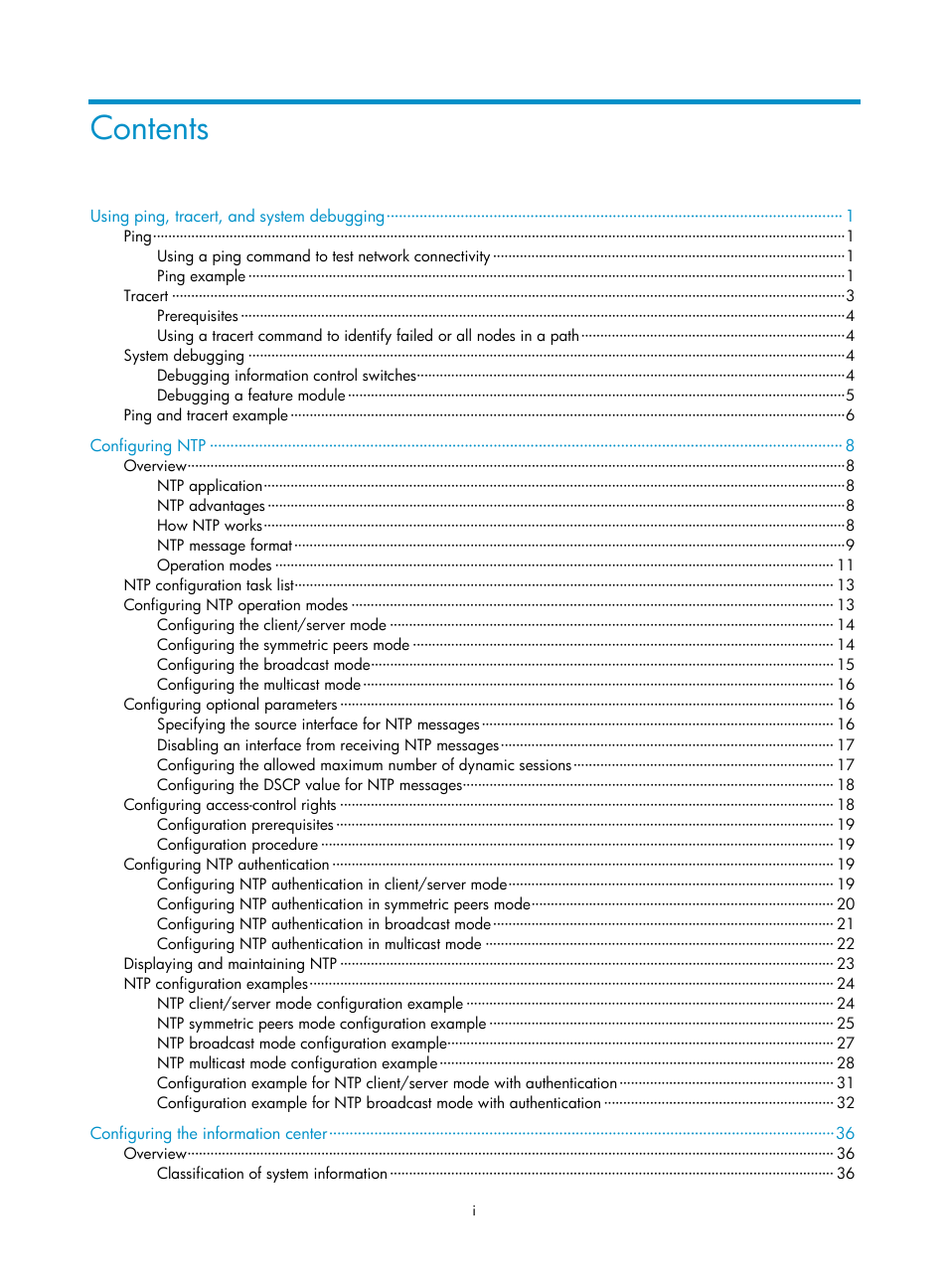 H3C Technologies H3C WX5500E Series Access Controllers User Manual | Page 6 / 104