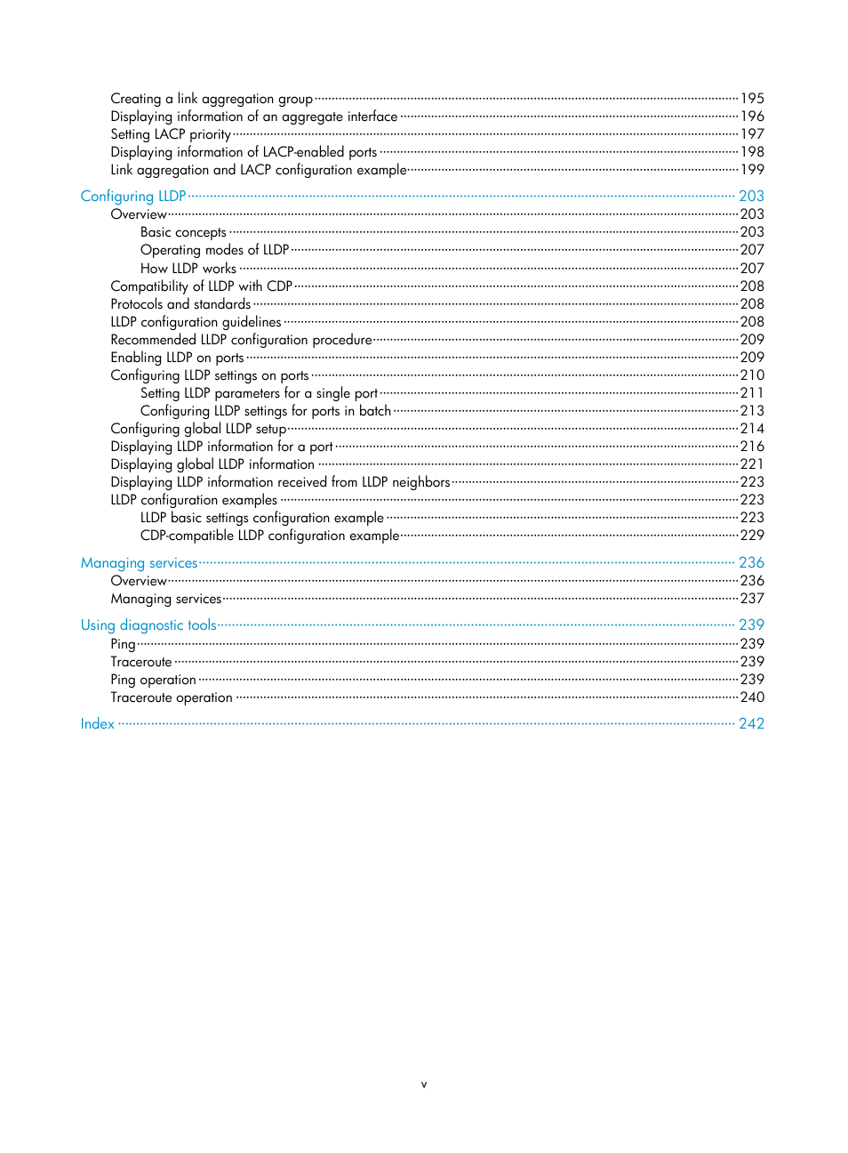 H3C Technologies H3C WX5500E Series Access Controllers User Manual | Page 10 / 254