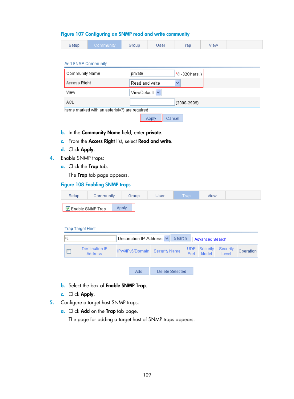 H3C Technologies H3C WX5500E Series Access Controllers User Manual | Page 119 / 254
