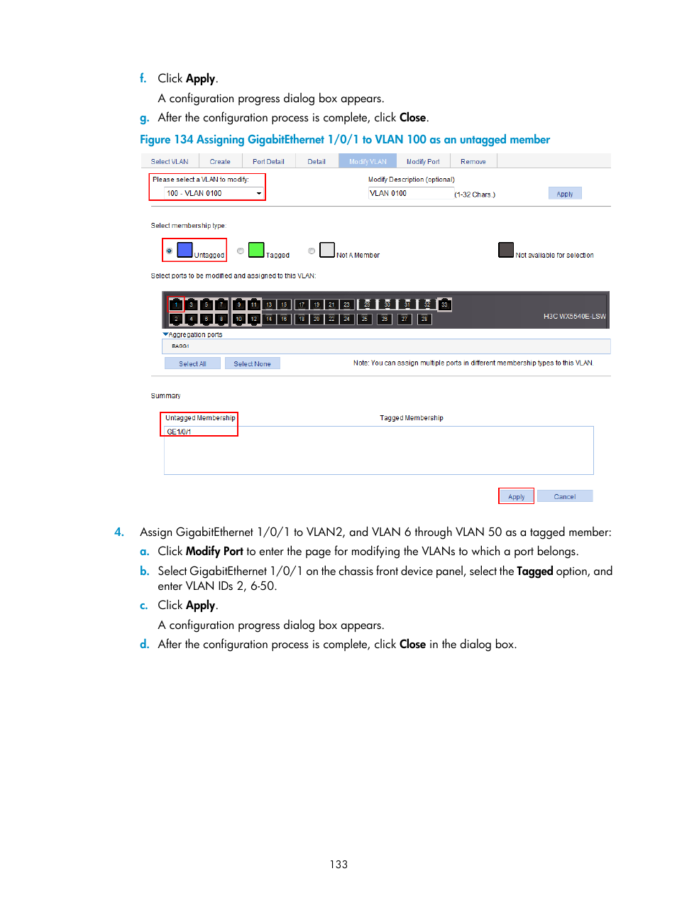 H3C Technologies H3C WX5500E Series Access Controllers User Manual | Page 143 / 254