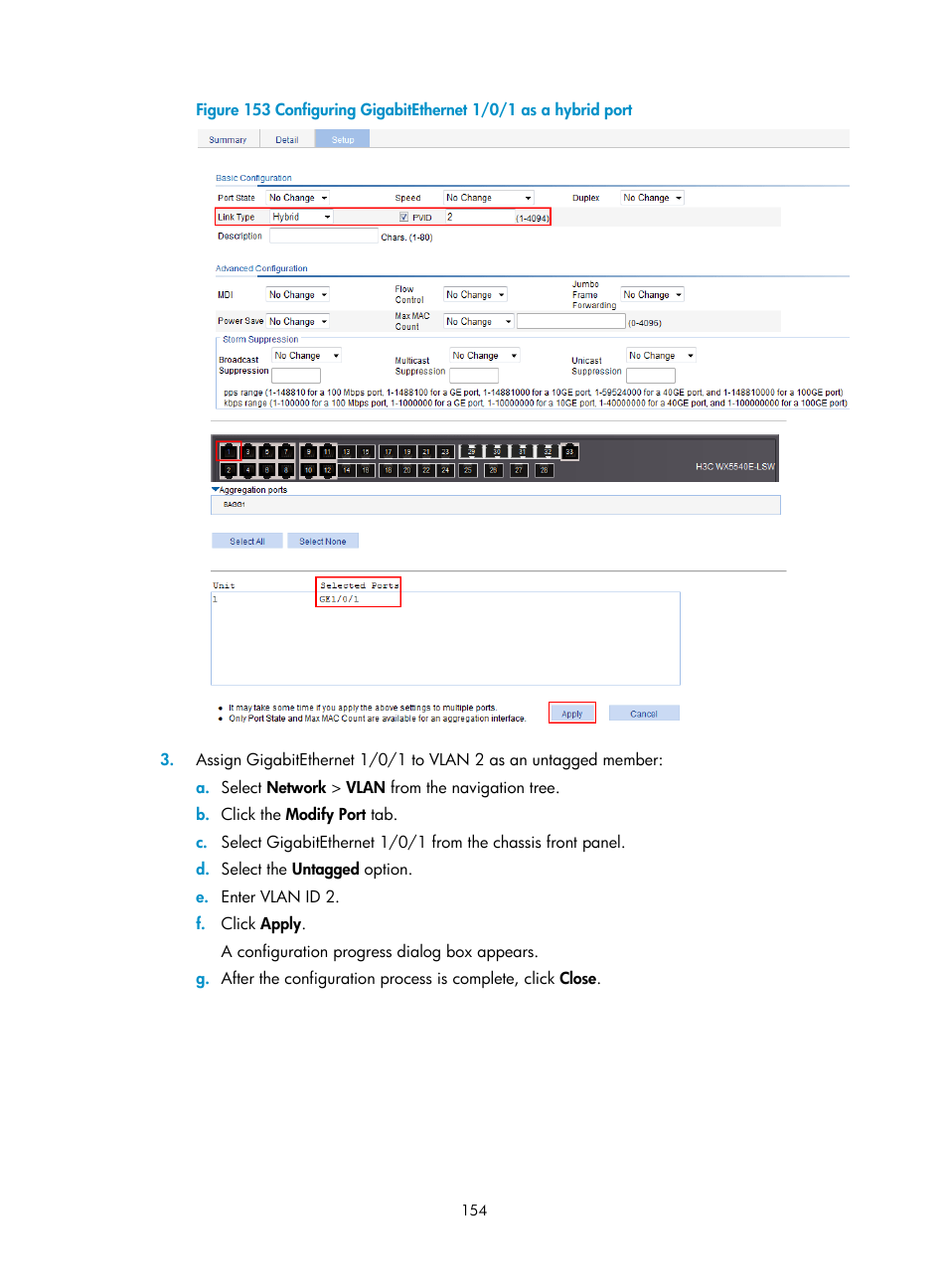 H3C Technologies H3C WX5500E Series Access Controllers User Manual | Page 164 / 254