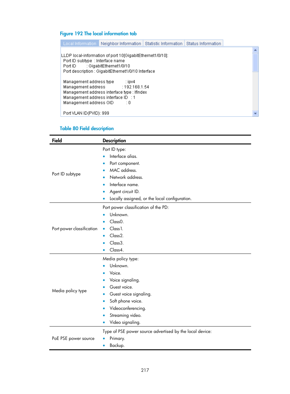 H3C Technologies H3C WX5500E Series Access Controllers User Manual | Page 227 / 254