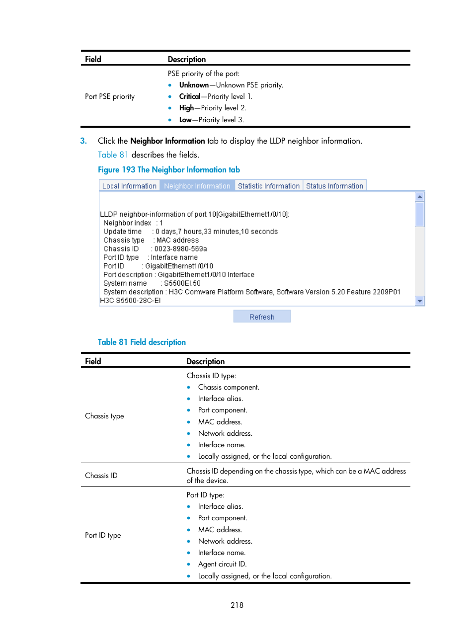 H3C Technologies H3C WX5500E Series Access Controllers User Manual | Page 228 / 254