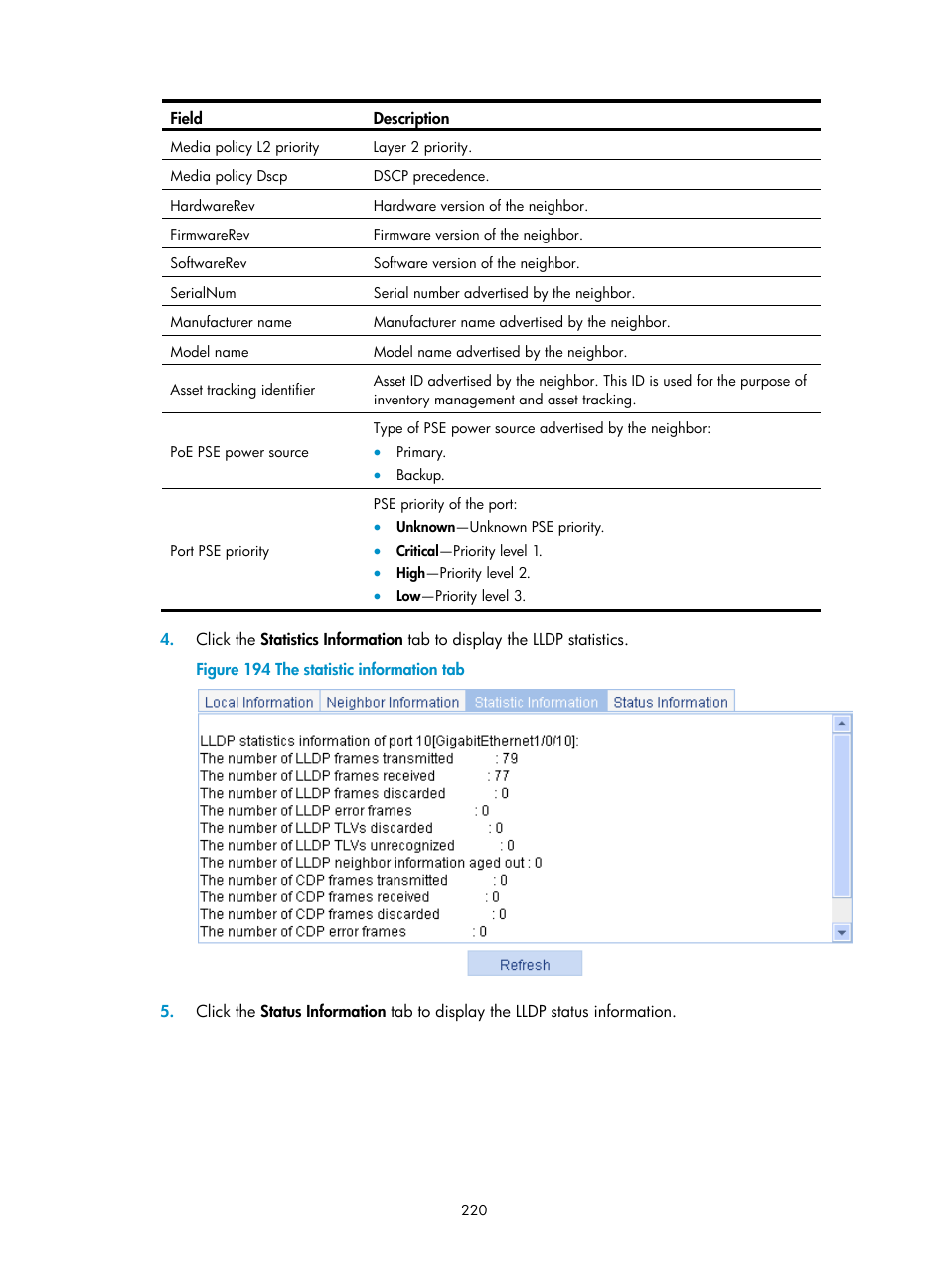 H3C Technologies H3C WX5500E Series Access Controllers User Manual | Page 230 / 254