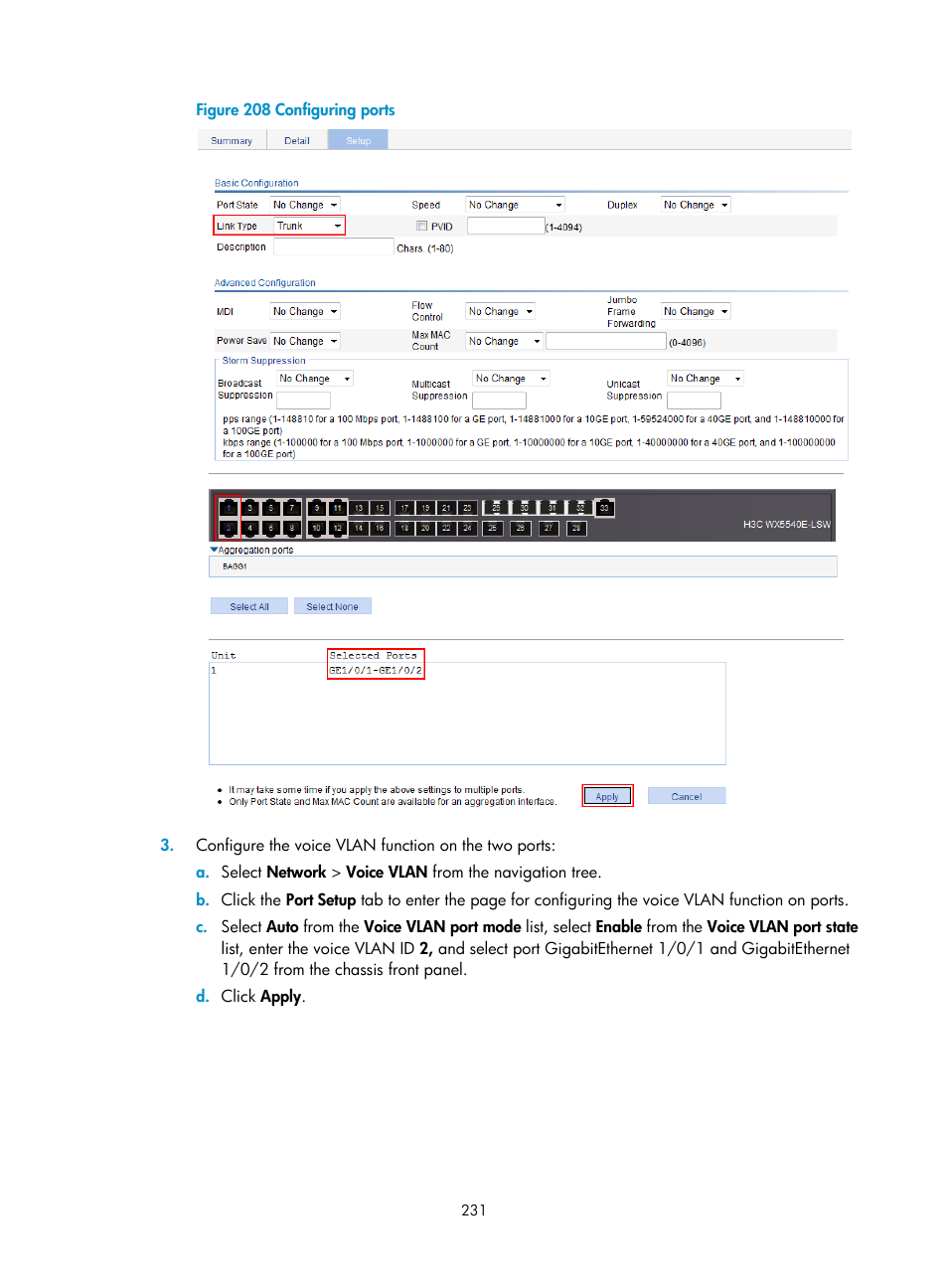 H3C Technologies H3C WX5500E Series Access Controllers User Manual | Page 241 / 254