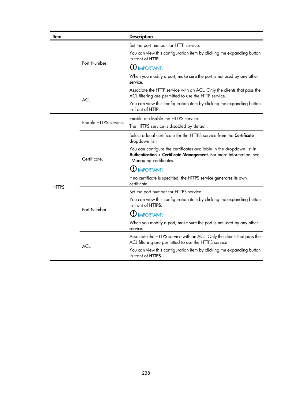 H3C Technologies H3C WX5500E Series Access Controllers User Manual | Page 248 / 254