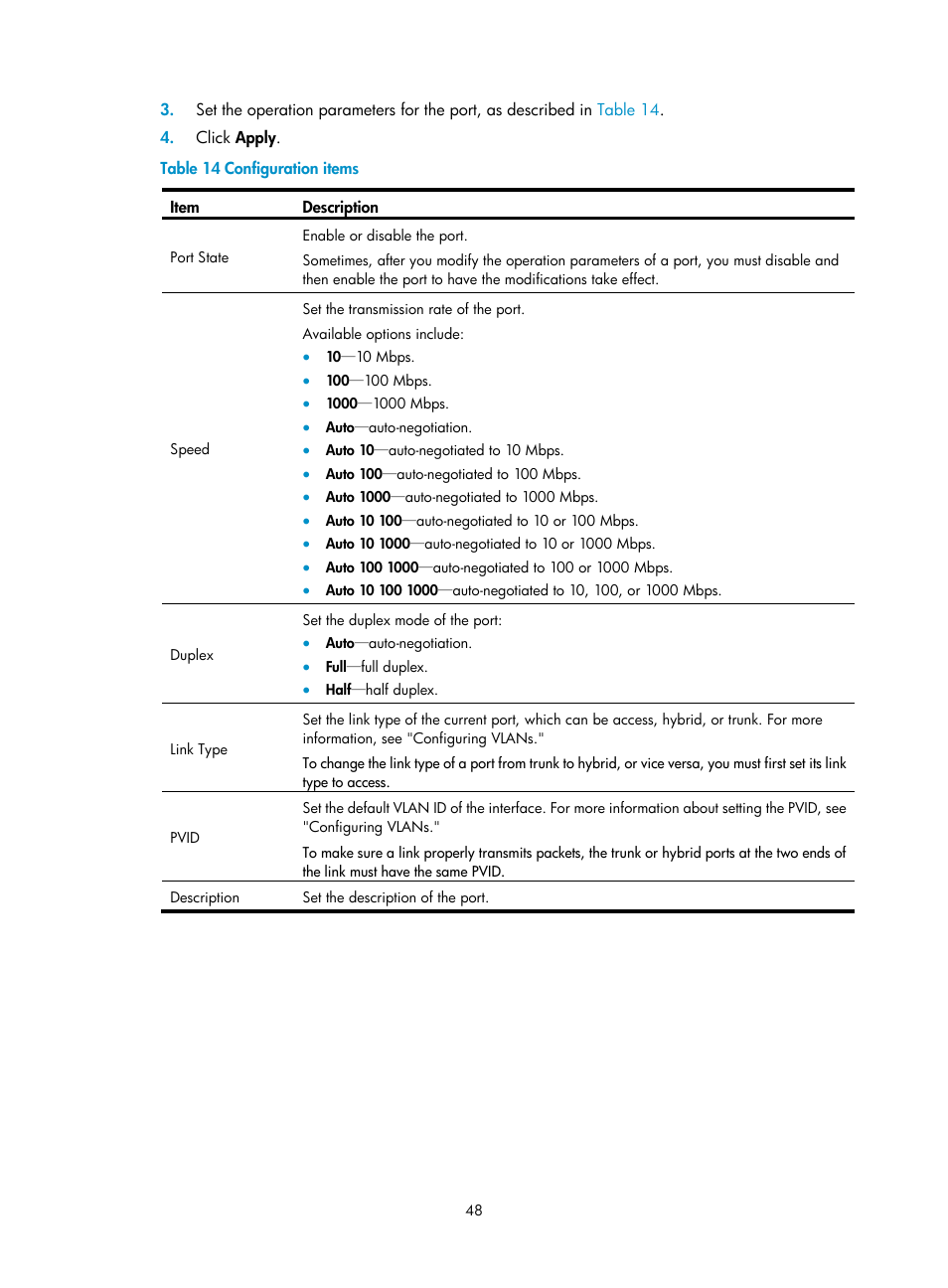 H3C Technologies H3C WX5500E Series Access Controllers User Manual | Page 58 / 254