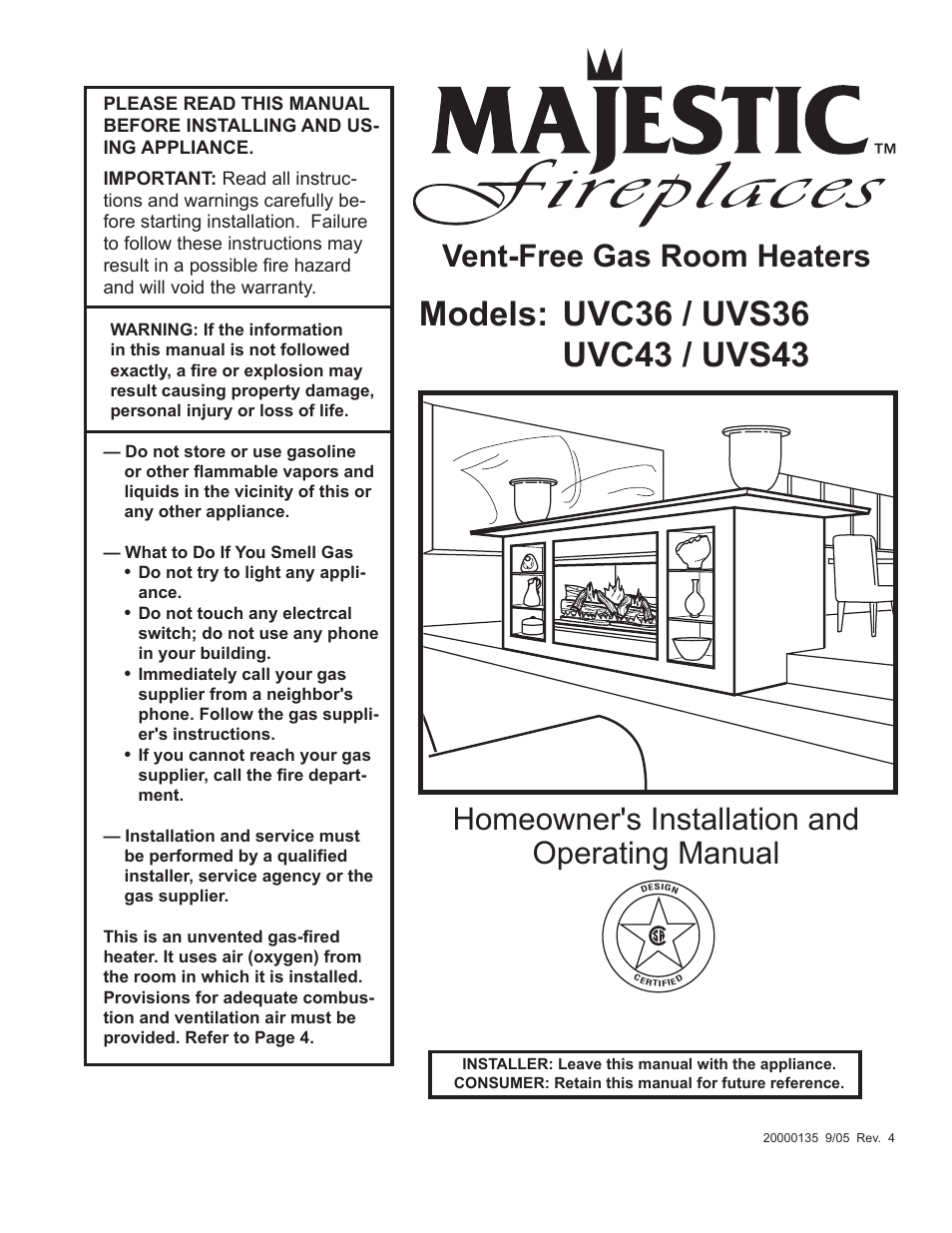CFM UVC43 User Manual | 20 pages