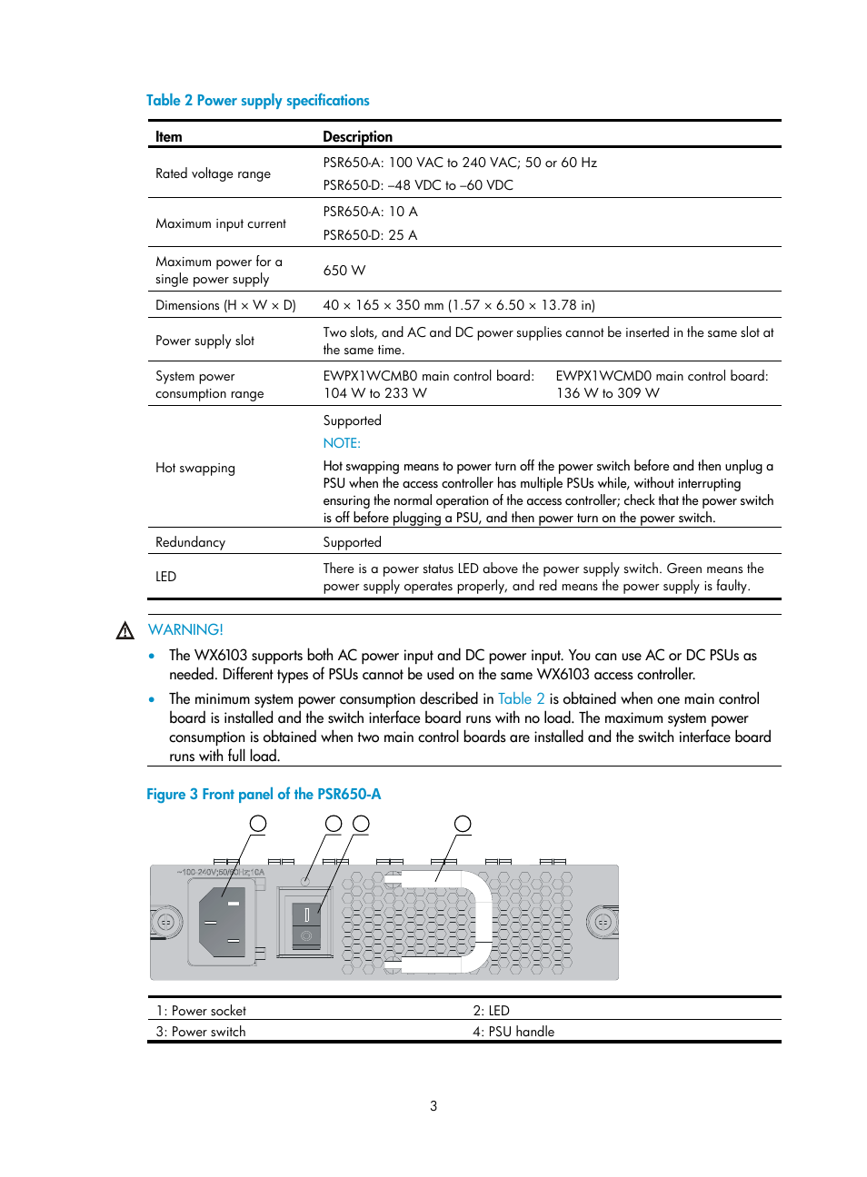 H3C Technologies H3C WX6000 Series Access Controllers User Manual | Page 11 / 90
