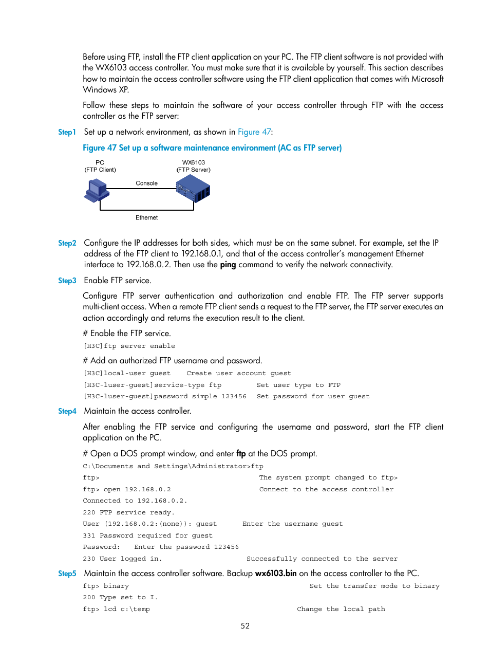 H3C Technologies H3C WX6000 Series Access Controllers User Manual | Page 60 / 90