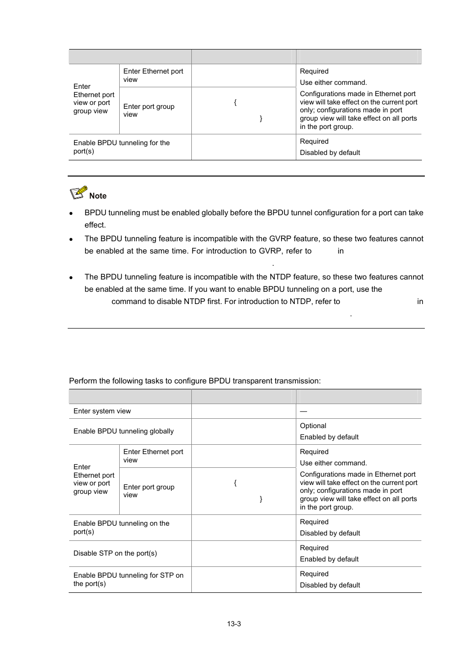 Configuring bpdu transparent transmission | H3C Technologies H3C WX6000 Series Access Controllers User Manual | Page 110 / 678