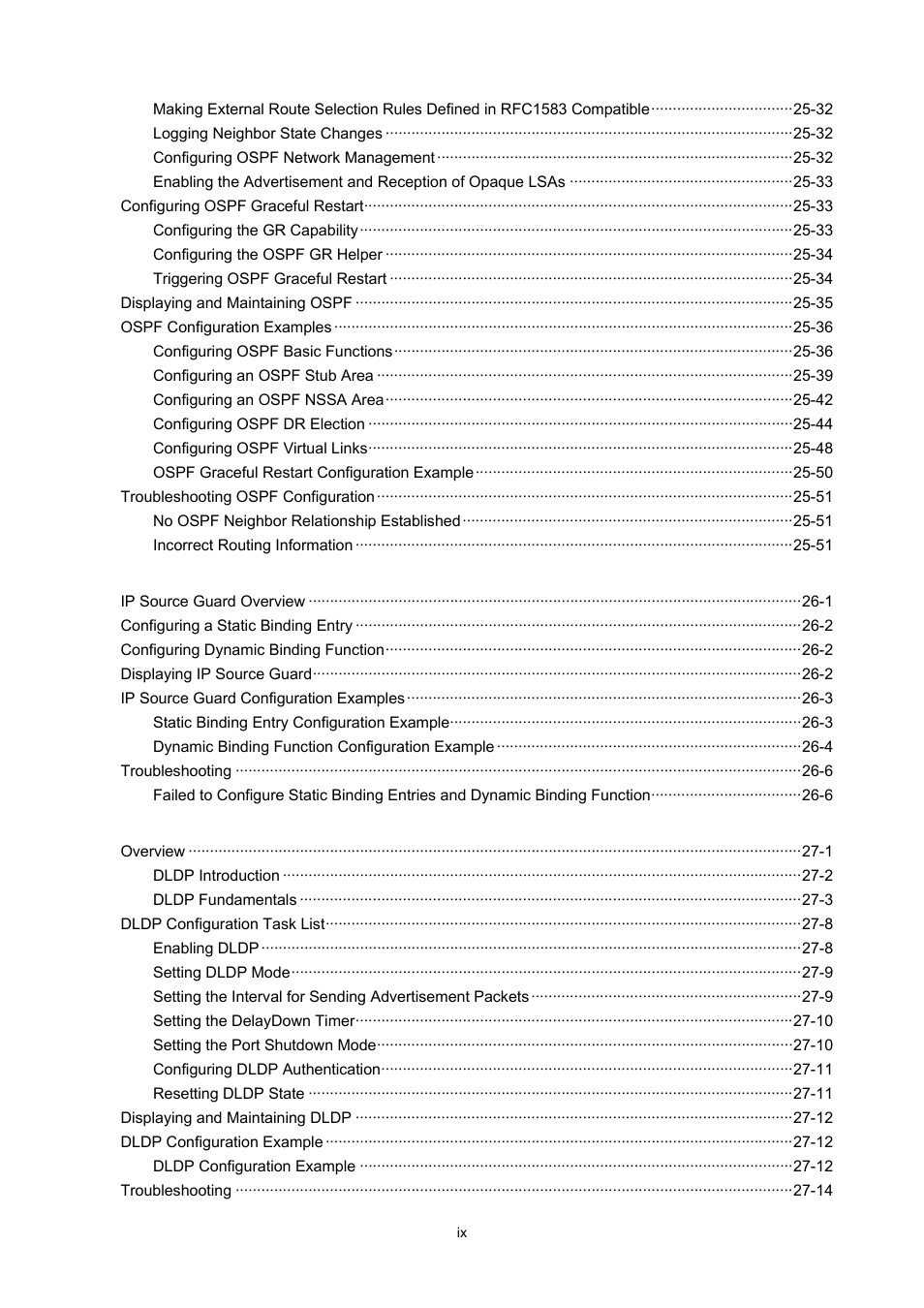 H3C Technologies H3C WX6000 Series Access Controllers User Manual | Page 14 / 678