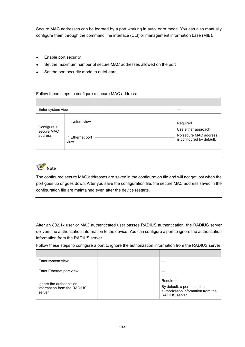 Configuration prerequisites, Configuration procedure, 9 configuration procedure | H3C Technologies H3C WX6000 Series Access Controllers User Manual | Page 148 / 678