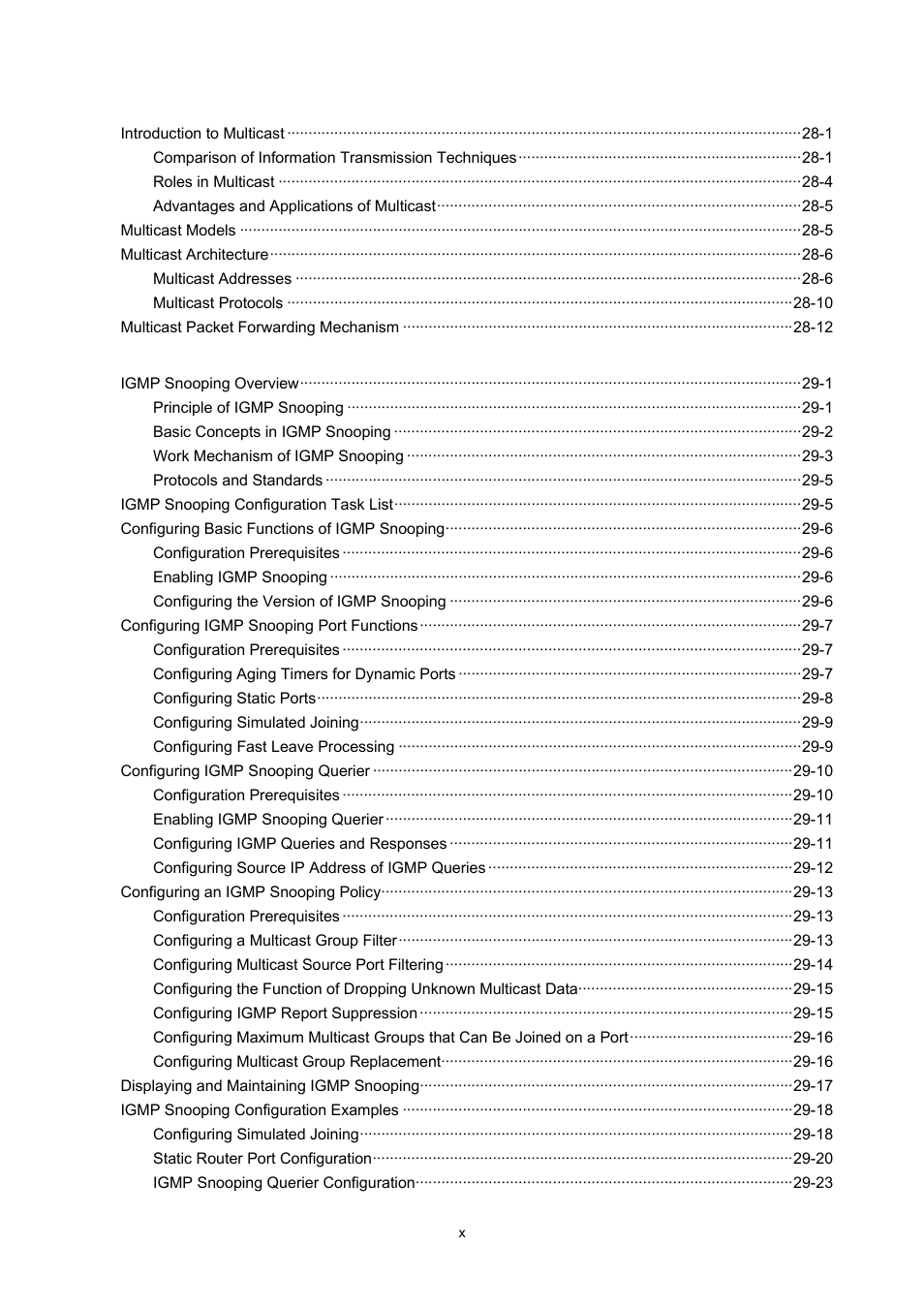 H3C Technologies H3C WX6000 Series Access Controllers User Manual | Page 15 / 678