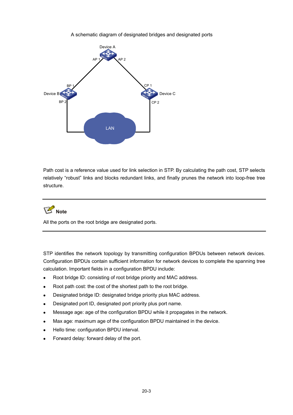 Path cost, How stp works | H3C Technologies H3C WX6000 Series Access Controllers User Manual | Page 161 / 678