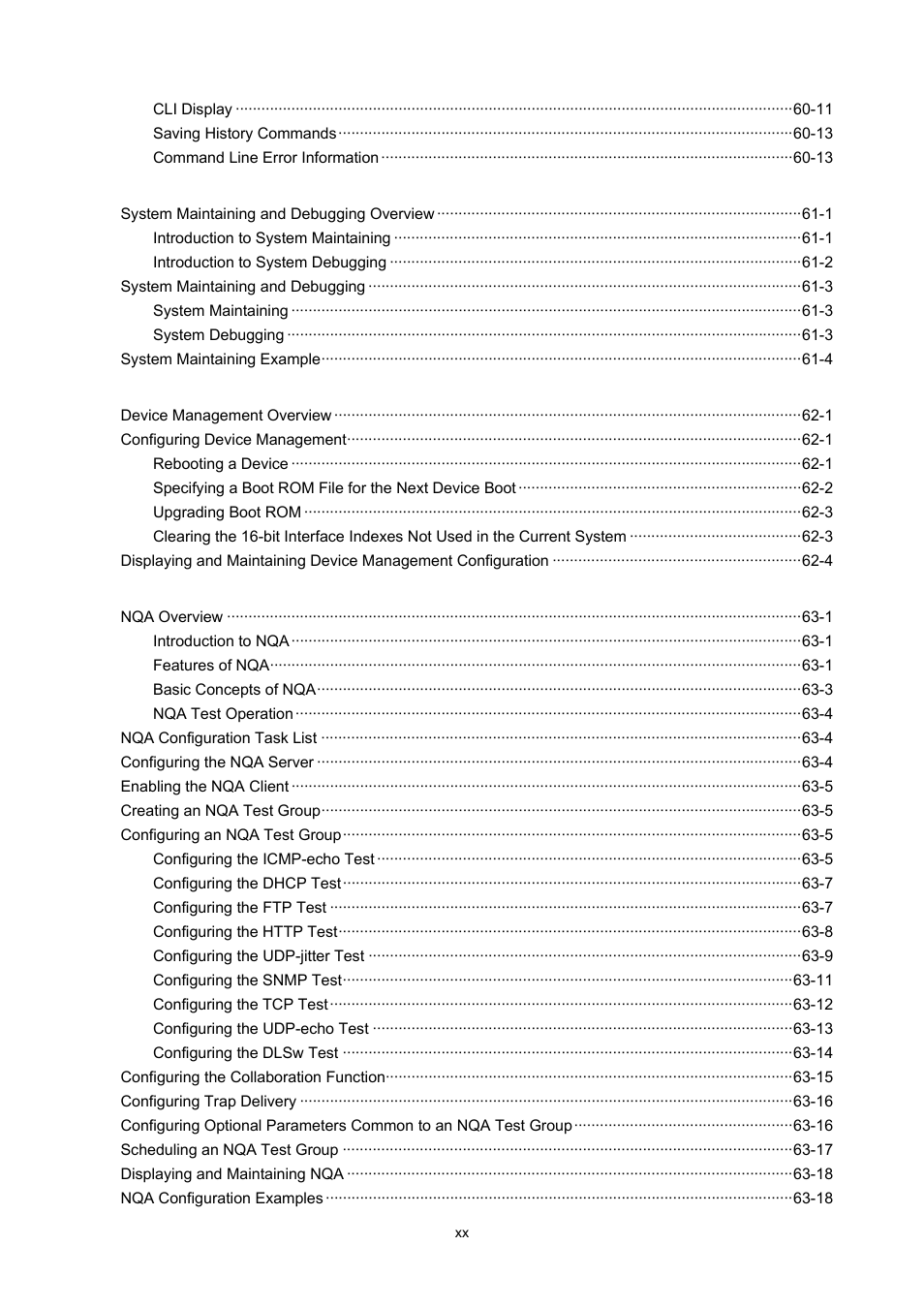 H3C Technologies H3C WX6000 Series Access Controllers User Manual | Page 25 / 678