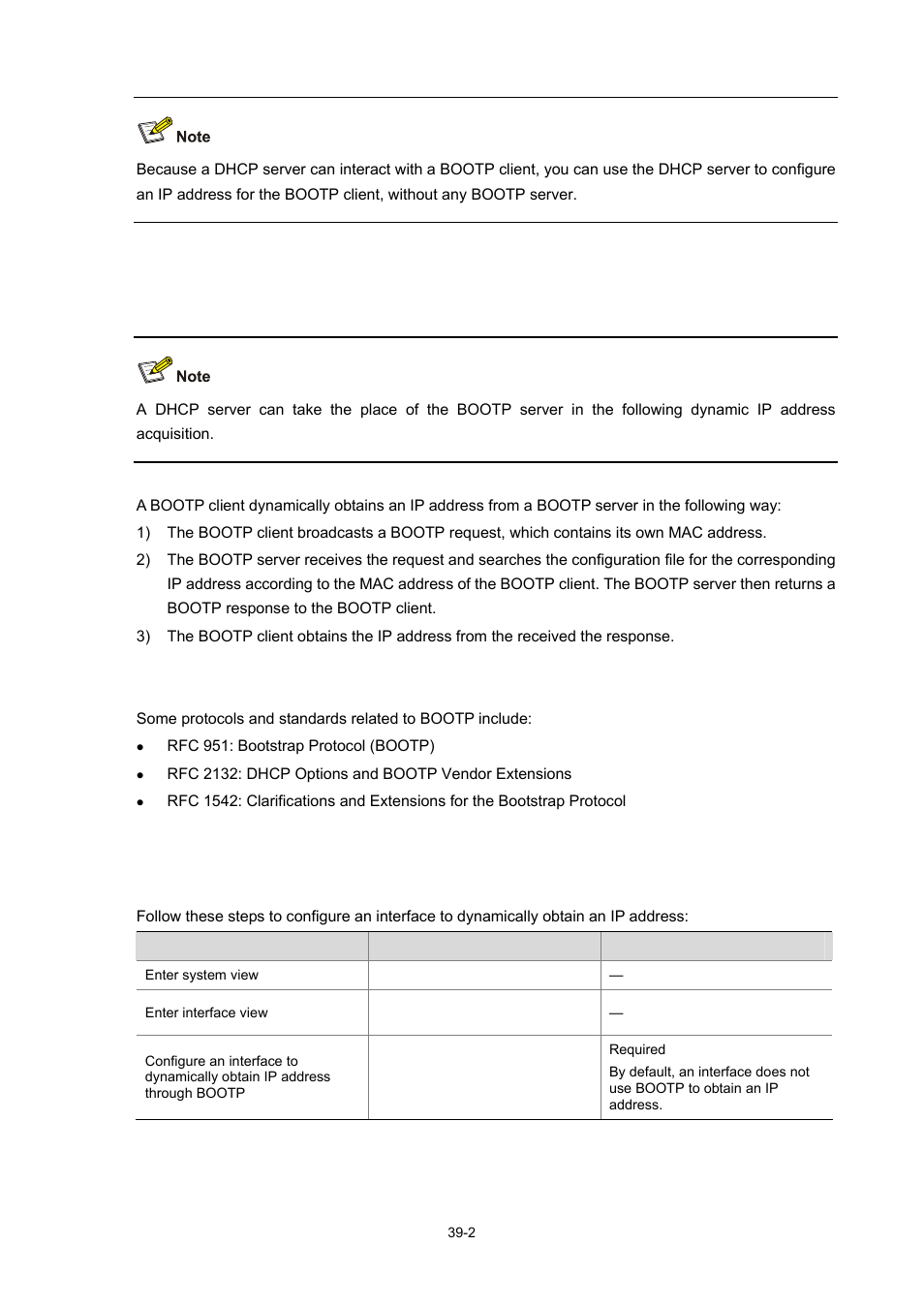 Obtaining an ip address dynamically, Protocols and standards | H3C Technologies H3C WX6000 Series Access Controllers User Manual | Page 401 / 678
