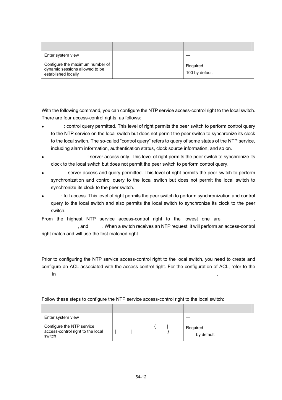 Configuring access-control rights, Configuration prerequisites, Configuration procedure | 12 configuration procedure | H3C Technologies H3C WX6000 Series Access Controllers User Manual | Page 497 / 678
